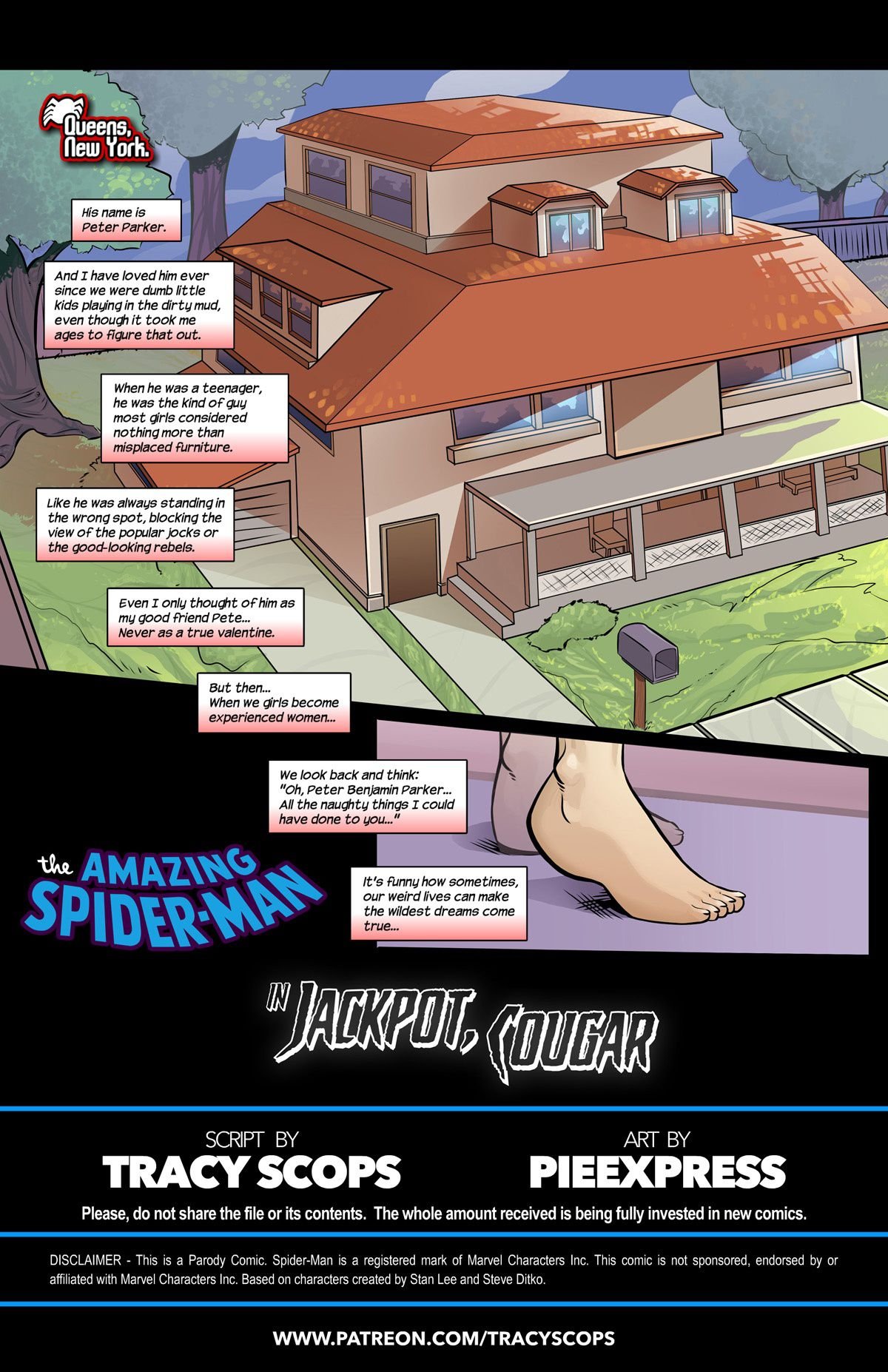 Jackpot Cougar (Spider-Man) [Tracy Scops] 1 . Jackpot Cougar - Chapter 1 (Spider-Man) [Tracy Scops] – page 2