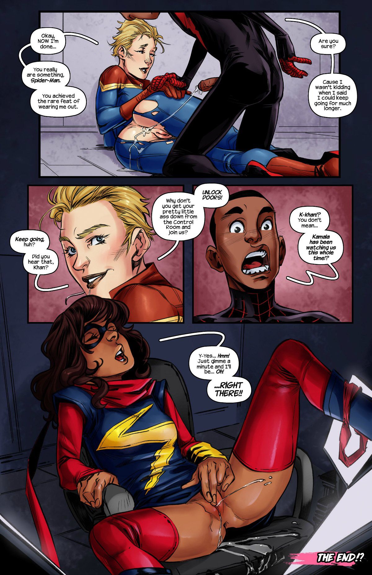Kamala And Miles (Captain Marvel , Spider-Man) [Tracy Scops] 2 . Kamala And Miles - Chapter 2 (Captain Marvel , Spider-Man) [Tracy Scops] – page 10