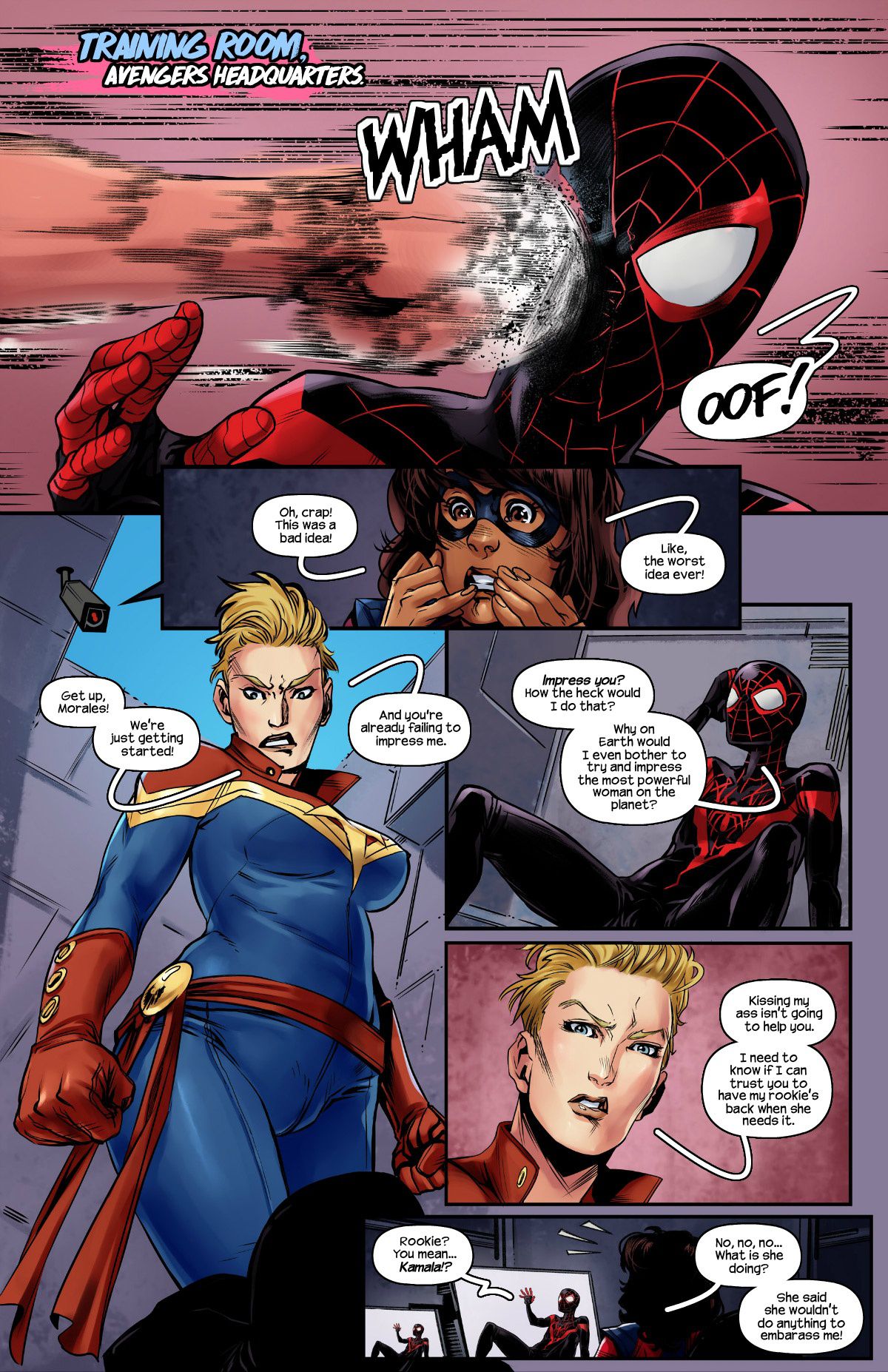 Kamala And Miles (Captain Marvel , Spider-Man) [Tracy Scops] 2 . Kamala And Miles - Chapter 2 (Captain Marvel , Spider-Man) [Tracy Scops] – page 3