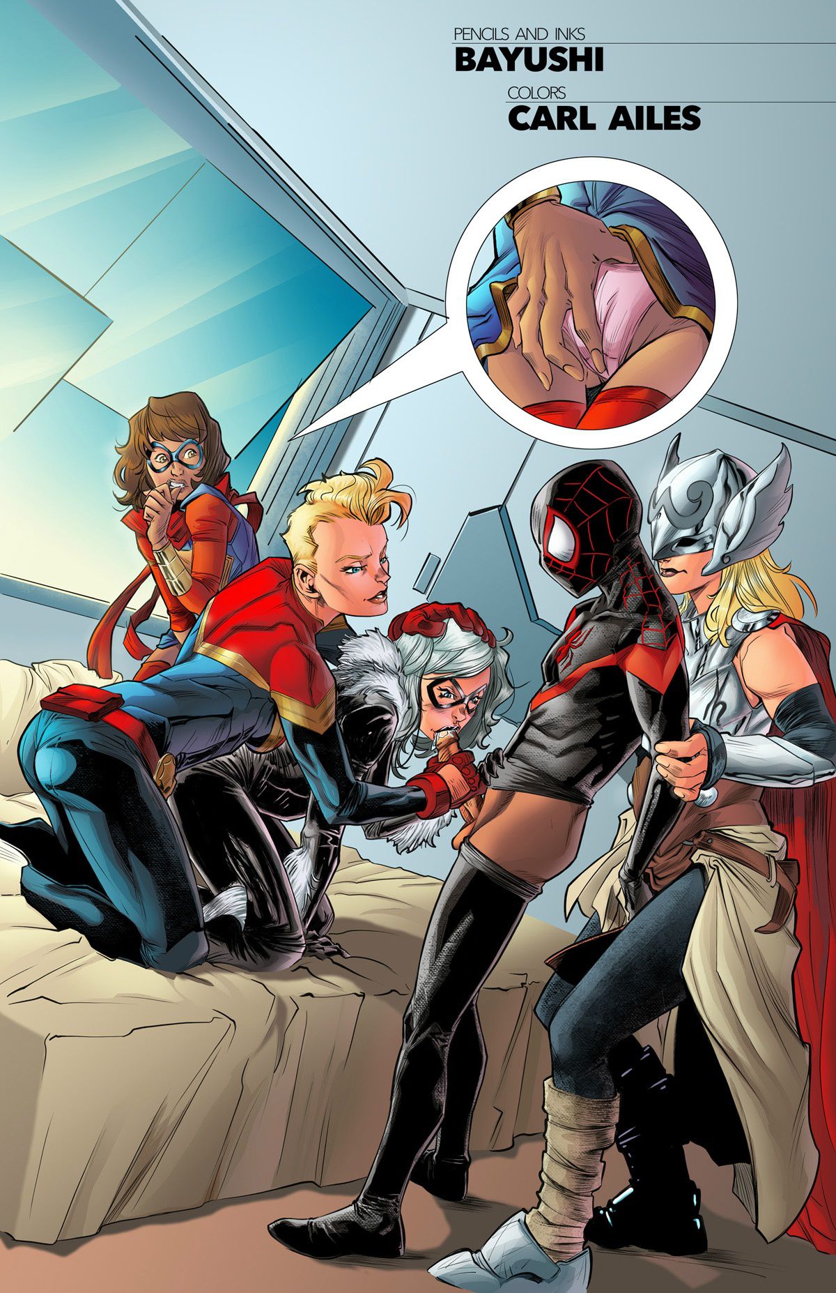 Kamala And Miles (Captain Marvel , Spider-Man) [Tracy Scops] 1 . Kamala And Miles - Chapter 1 (Captain Marvel , Spider-Man) [Tracy Scops] – page 11