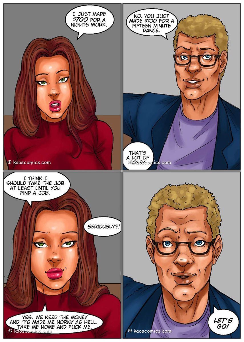 Recession Blues – Wife Forced To Strip [KAOS Comics] 1 . Recession Blues - Wife Forced To Strip - Chapter 1 [KAOS Comics] – page 14