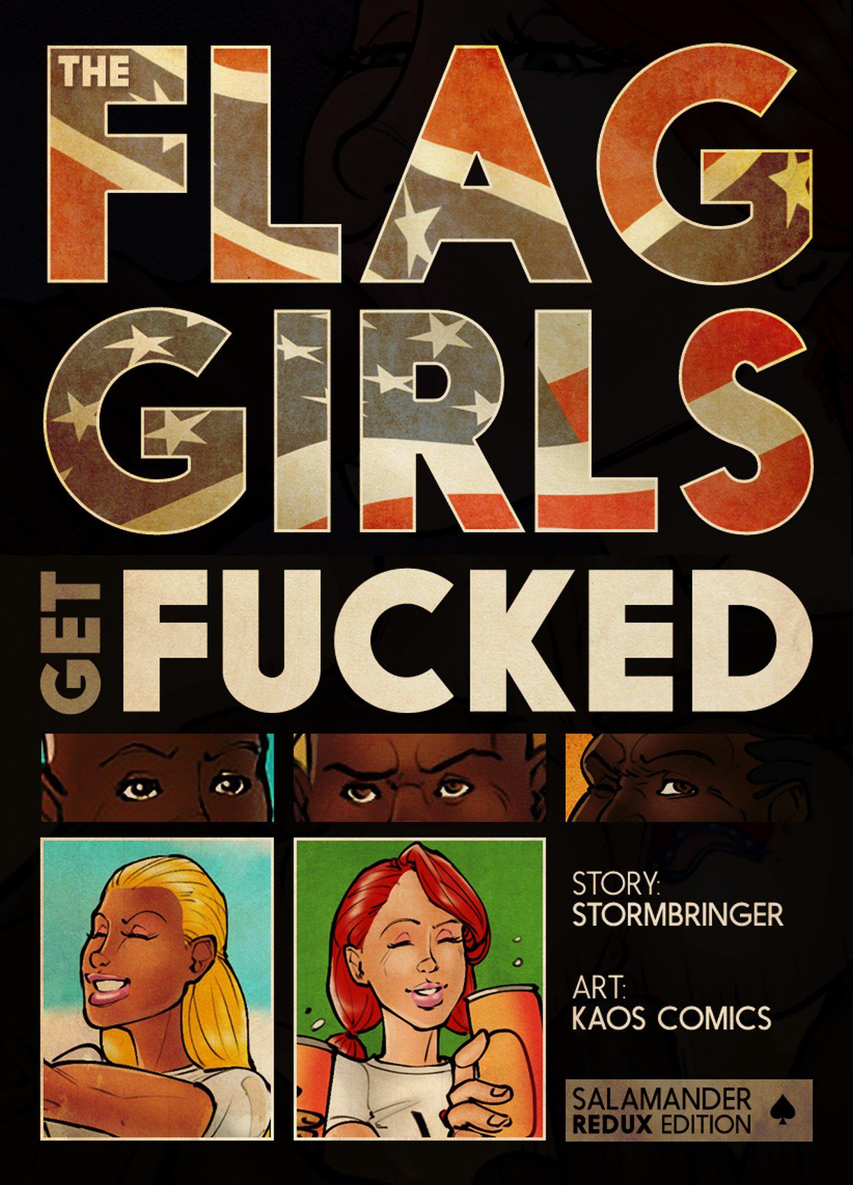 The Flag Girls Get Fucked [KAOS Comics] 1 . The Flag Girls Get Fucked - Chapter 1 [KAOS Comics] – page 1
