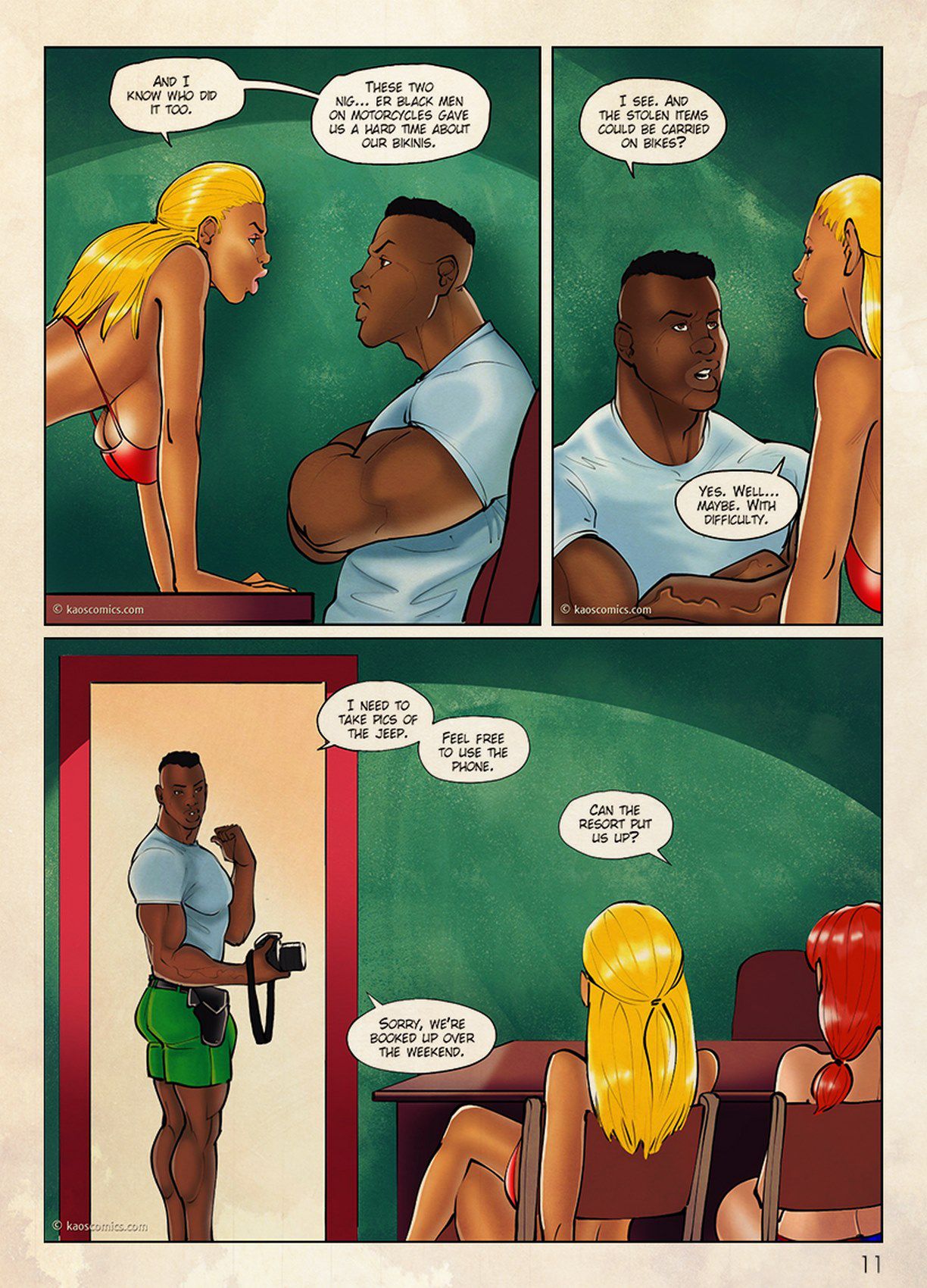The Flag Girls Get Fucked [KAOS Comics] 1 . The Flag Girls Get Fucked - Chapter 1 [KAOS Comics] – page 12