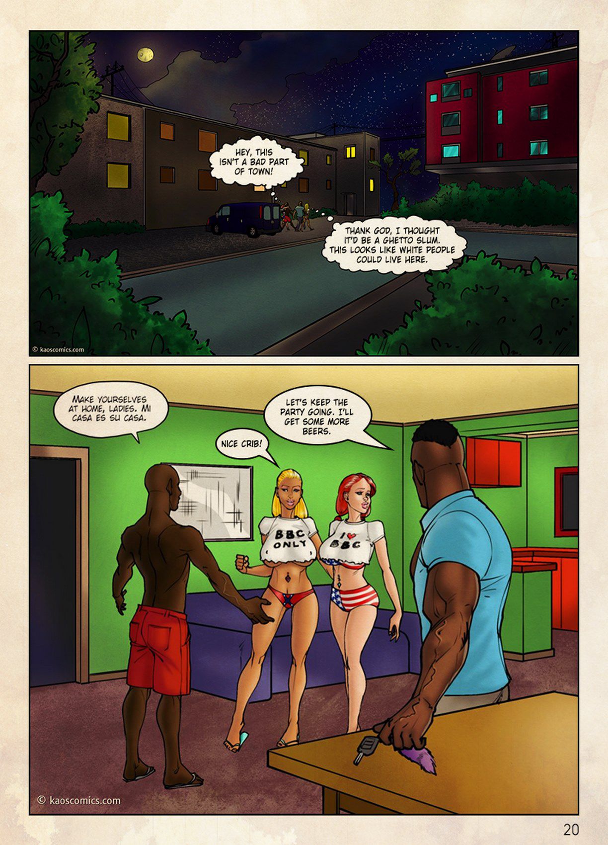 The Flag Girls Get Fucked [KAOS Comics] 1 . The Flag Girls Get Fucked - Chapter 1 [KAOS Comics] – page 21