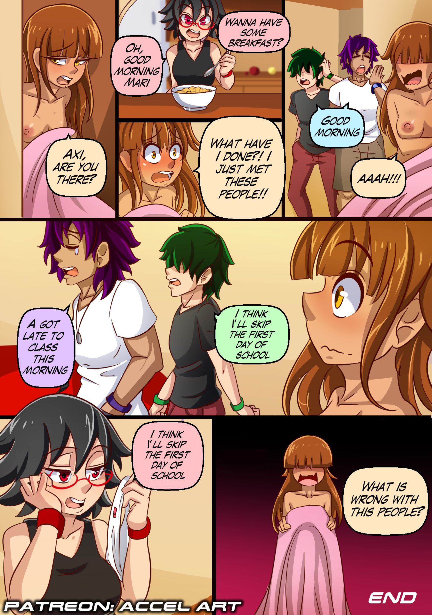Axi Stories [Accel Art] 1 . Axi Stories - The Exchange Student - Chapter 1 [Accel Art] – page 22