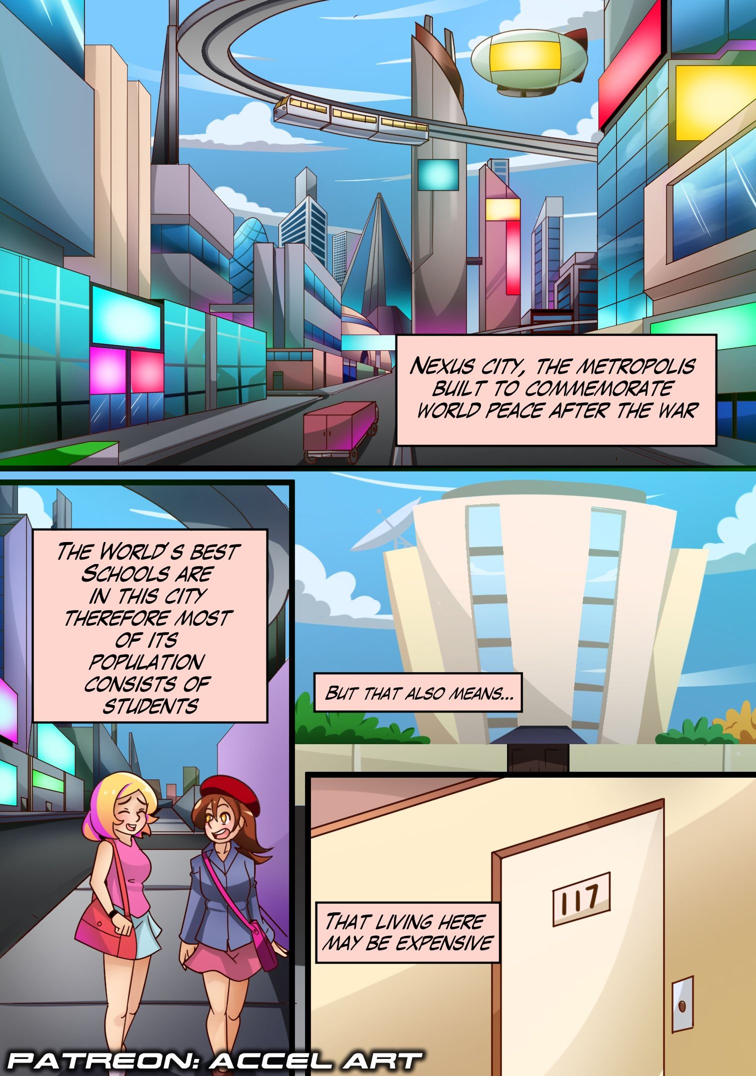 Axi Stories [Accel Art] 1 . Axi Stories - The Exchange Student - Chapter 1 [Accel Art] – page 4