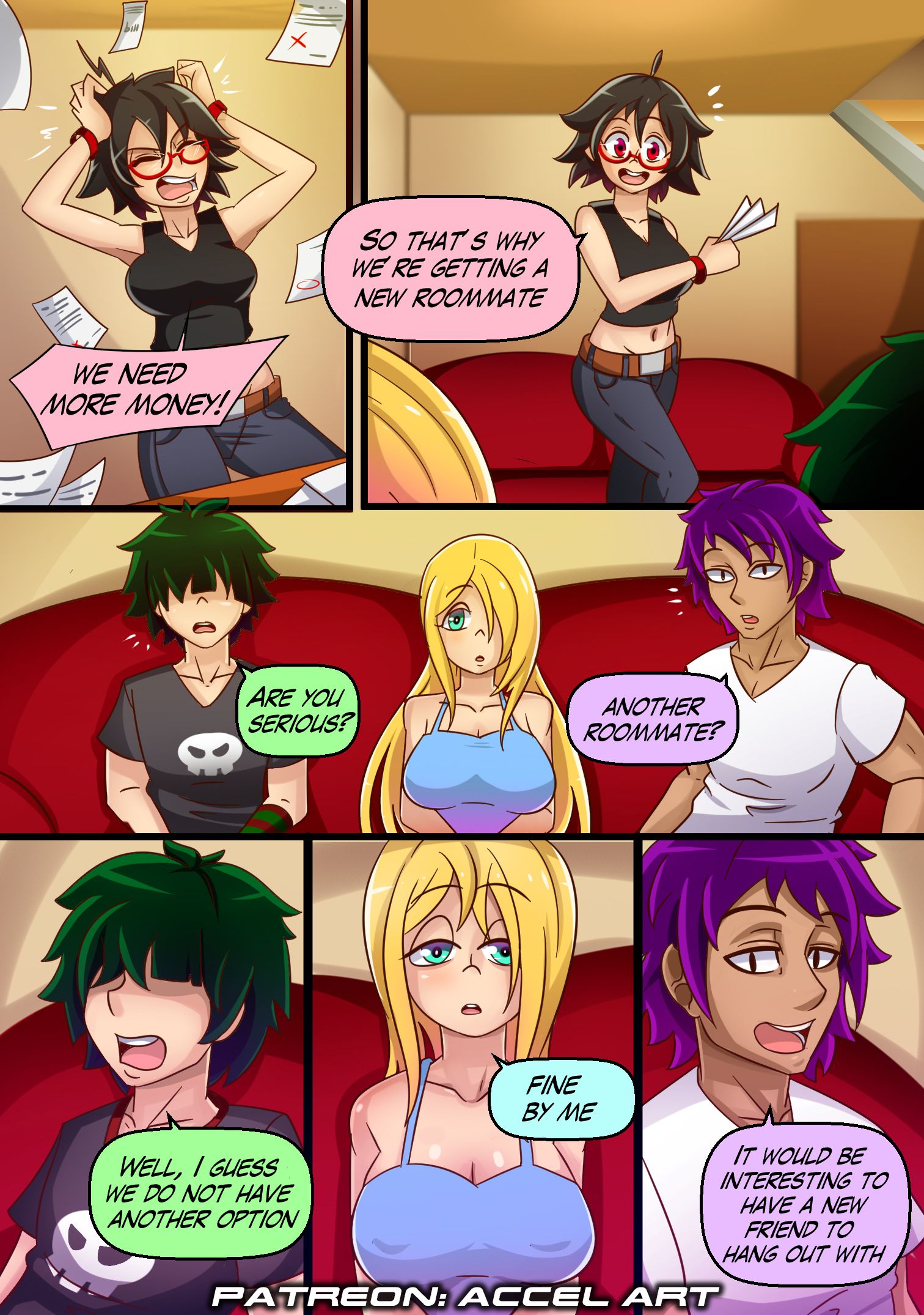 Axi Stories [Accel Art] 1 . Axi Stories - The Exchange Student - Chapter 1 [Accel Art] – page 5