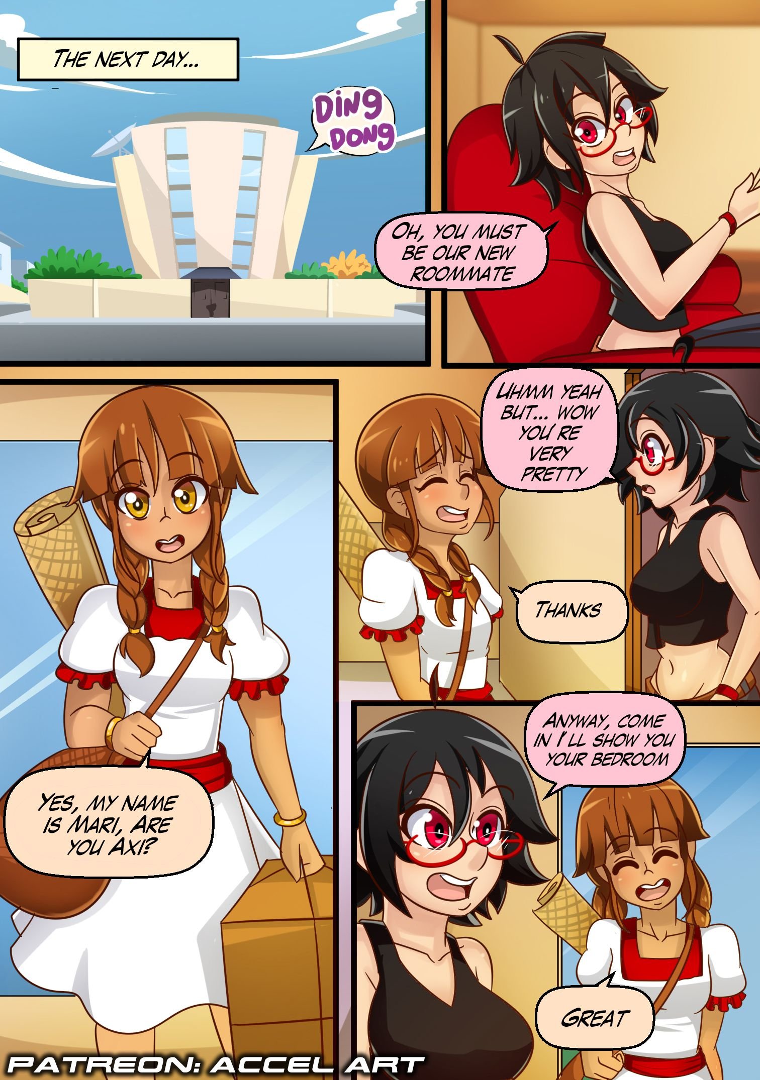 Axi Stories [Accel Art] 1 . Axi Stories - The Exchange Student - Chapter 1 [Accel Art] – page 6