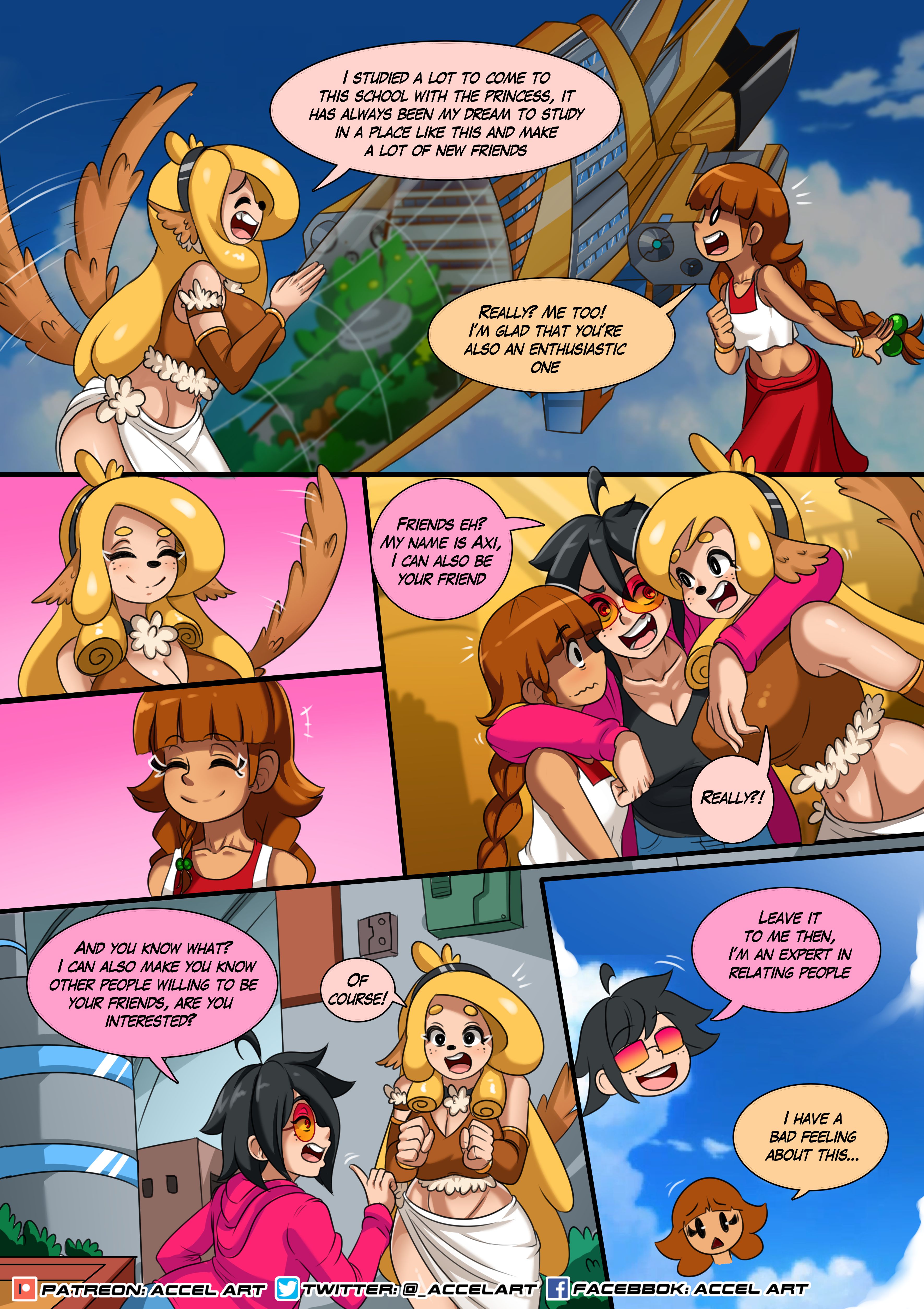 Axi Stories [Accel Art] 3 . Axi Stories - The Sexstream - Chapter 3 [Accel Art] – page 13