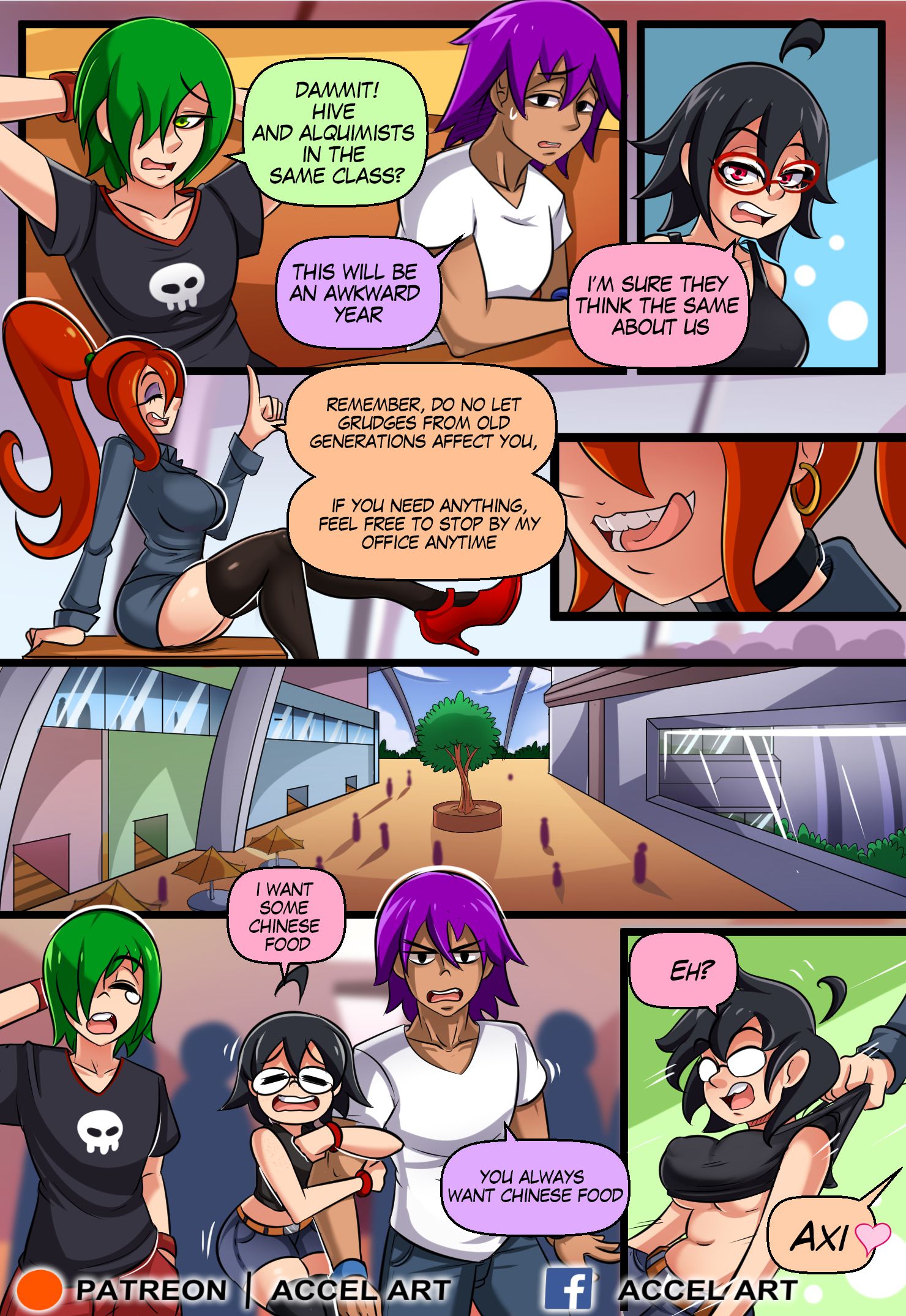 Axi Stories [Accel Art] 2 . Axi Stories - Back To School - Chapter 2 [Accel Art] – page 10