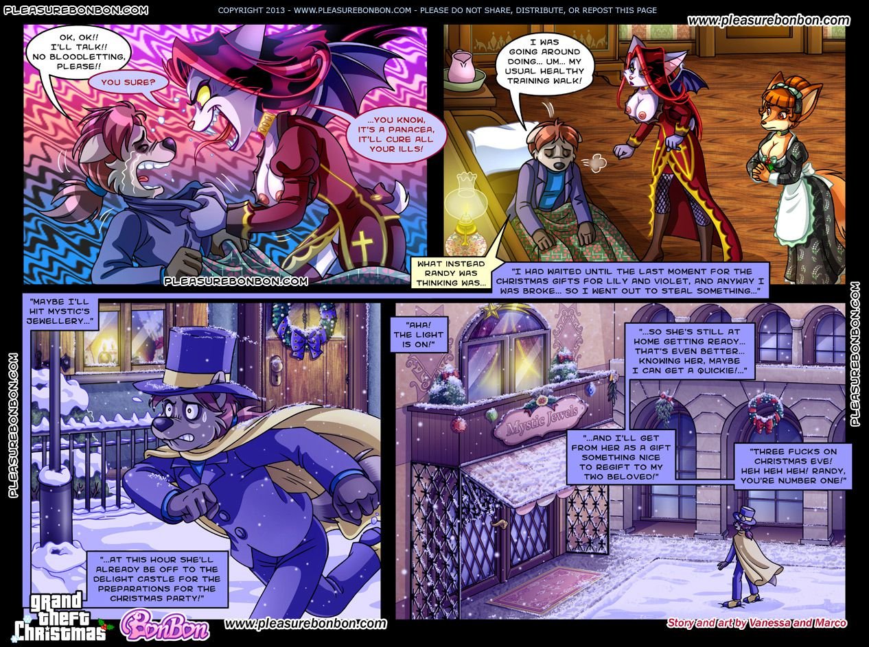 Grand Theft Christmas [PleasureBonBon] 1 . Grand Theft Christmas - Chapter 1 [PleasureBonBon] – page 7
