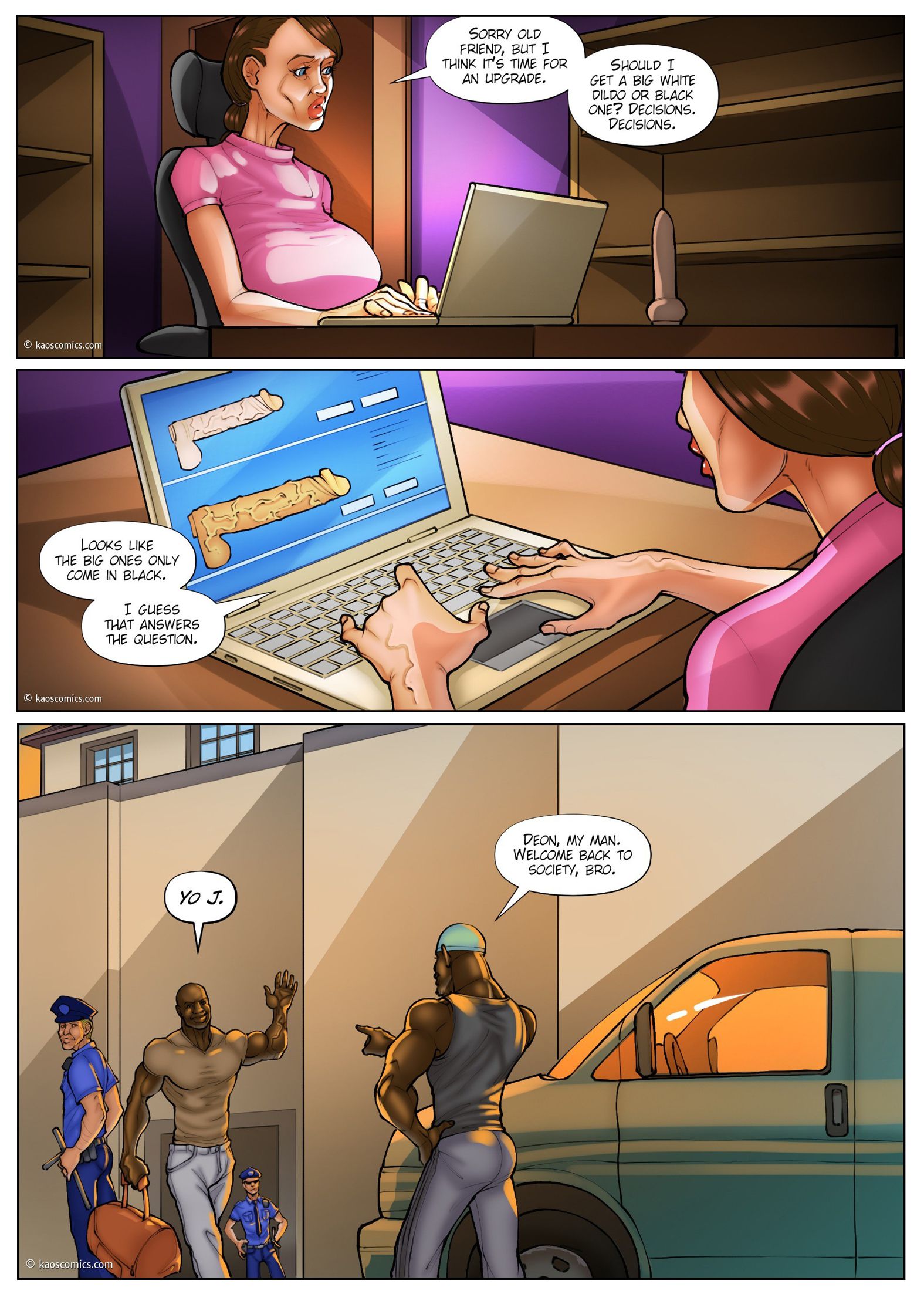 The Wife And The Black Gardeners [KAOS Comics] 3 . The Wife And The Black Gardeners - Chapter 3 [KAOS Comics] – page 7