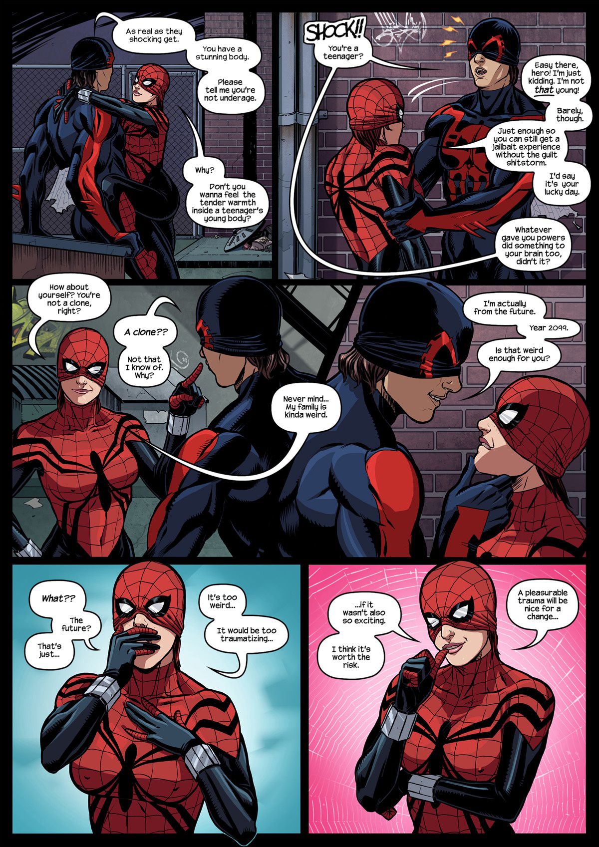 Spider-Man 2099 (Spider-Man) [Tracy Scops] 1 . Spider-Man 2099 - Chapter 1 (Spider-Man) [Tracy Scops] – page 4