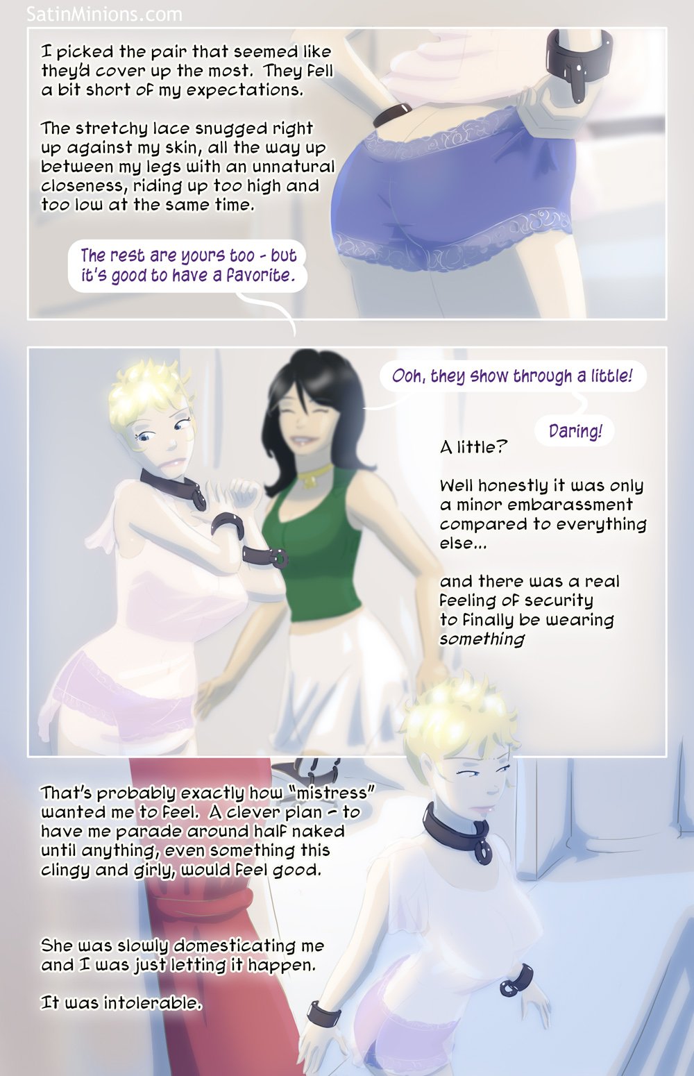 Lighter Chains [SatinMinions] 3 . Lighter Chains - Chapter 3 [SatinMinions] – page 23