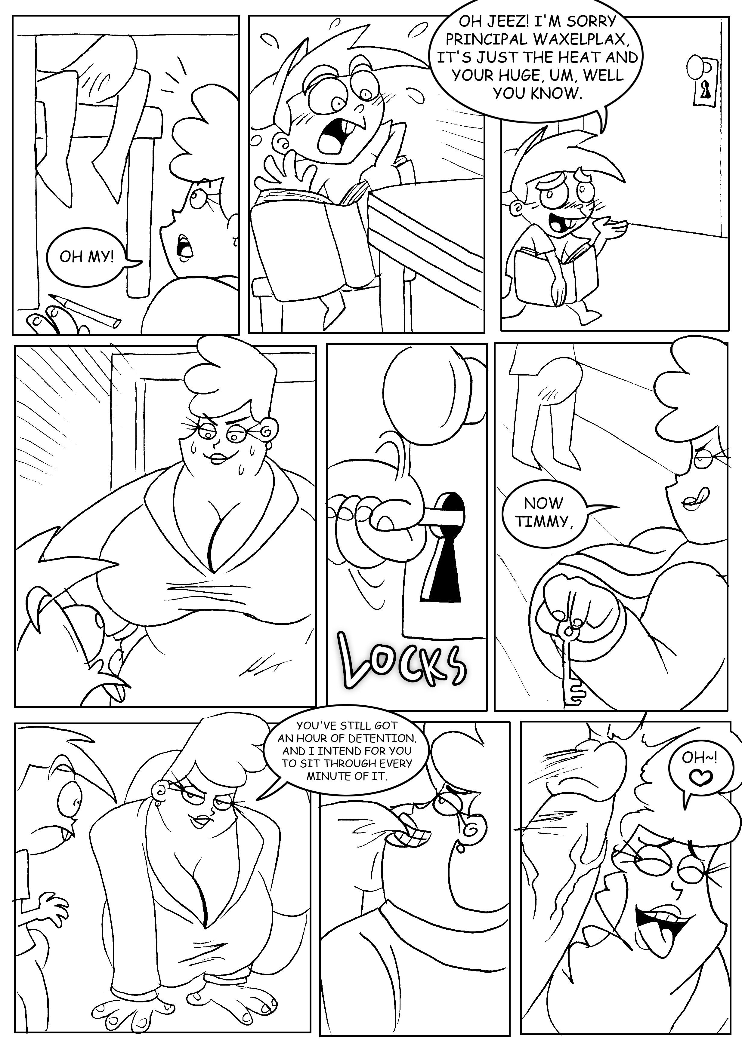 Detention Blue Balls (The Fairly OddParents) [DarkYamatoMan , Grigori] 1 . Detention Blue Balls - Chapter 1 (The Fairly OddParents) [DarkYamatoMan] – page 4