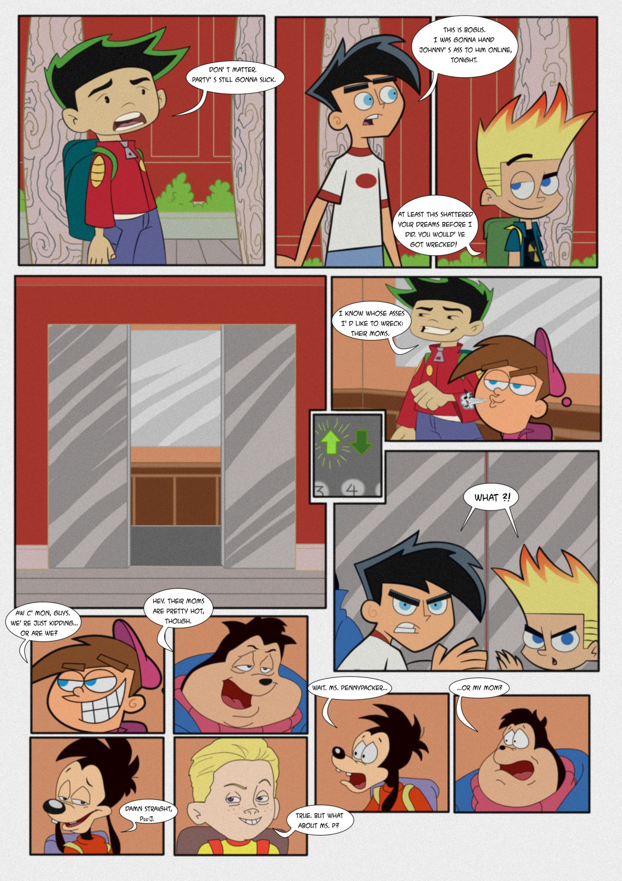 The Maximum Orgy Of MILFs (Various) [Grigori] 1 . The Maximum Orgy Of MILFs - Chapter 1 [Grigori] – page 8