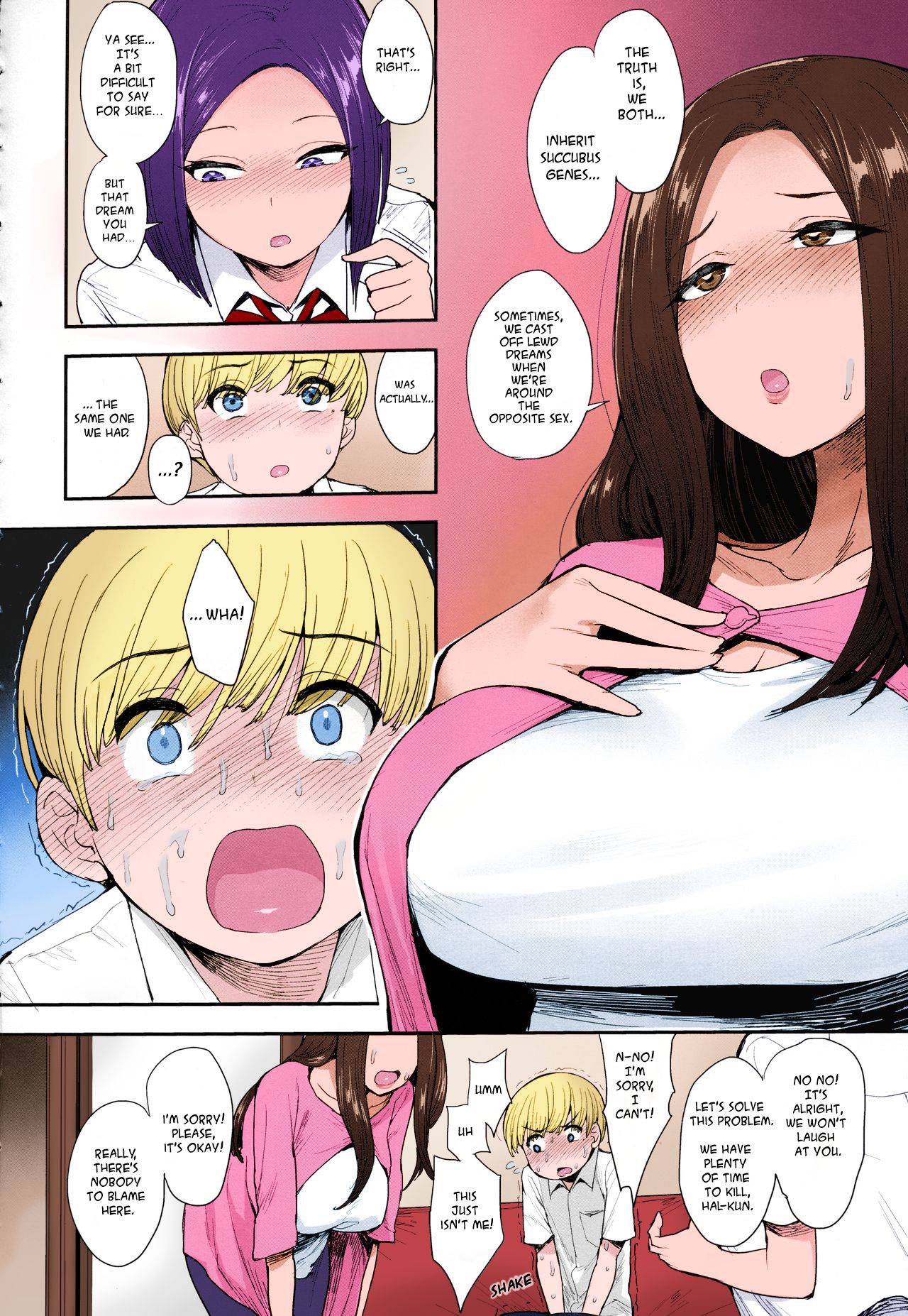 A Succubus’ Neighbor [Unou] 1.5 . A Succubus' Neighbor - Chapter 1 - Colored [Unou] – page 9