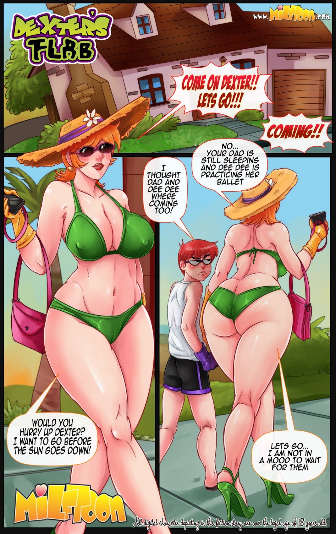 Dexter’s Flab (Dexter’s Laboratory) [MILFToon] 1 . Dexter's Flab - Chapter 1 (Dexter's Laboratory) [MILFToon] – page 2