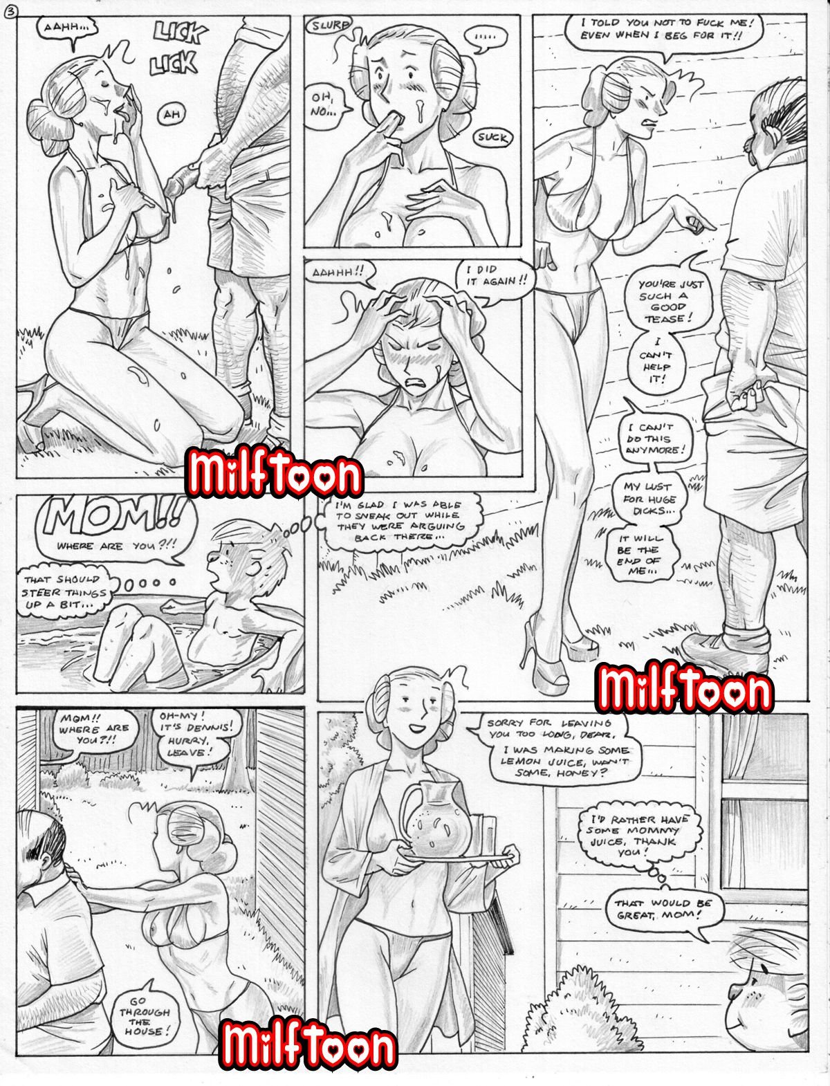 Dennix (Dennis the Menace) [MILFToon] 1 . Dennix - Chapter 1 (Dennis the Menace) [MILFToon] – page 3