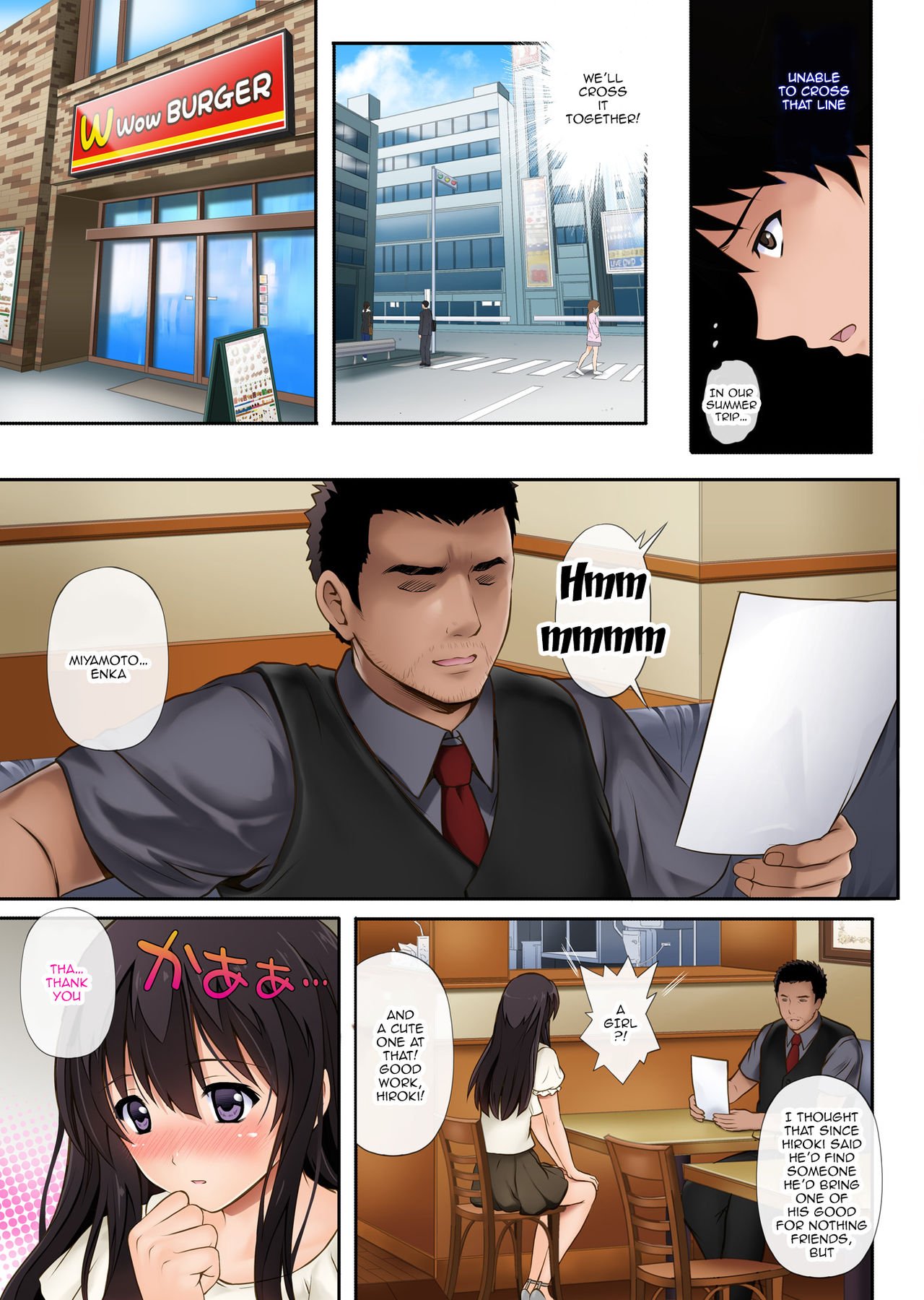 Kare to Watashi to Tenchou no Shinya Kinmu [Izumi, Reizei] 1 . Kare to Watashi to Tenchou no Shinya Kinmu - Chapter 1 [Izumi, Reizei] – page 8