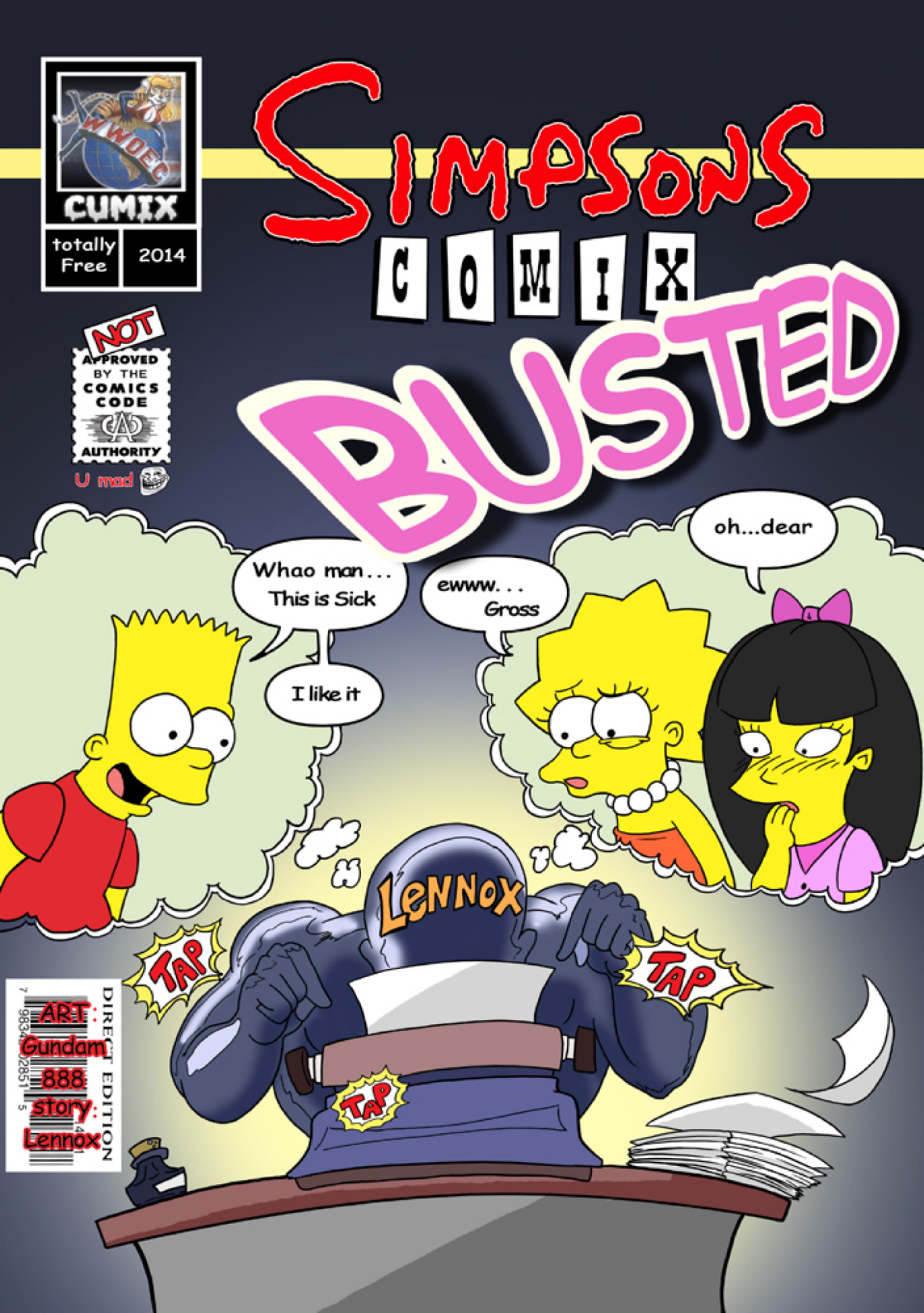 Busted (The Simpsons) [Gundam888] 1 . Busted  - Chapter 1 (The Simpsons) [Gundam888] – page 1