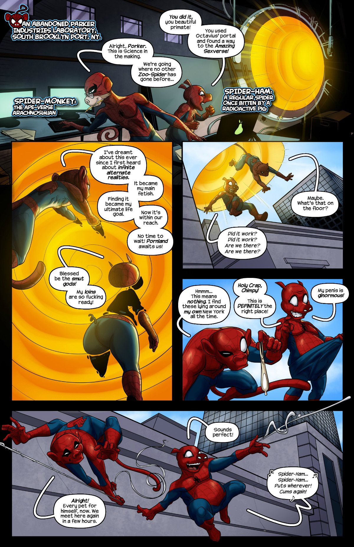Raiders Of The Sexverse (Spider-Man) [Tracy Scops] 1 . Raiders Of The Sexverse - Chapter 1 (Spider-Man) [Tracy Scops] – page 3