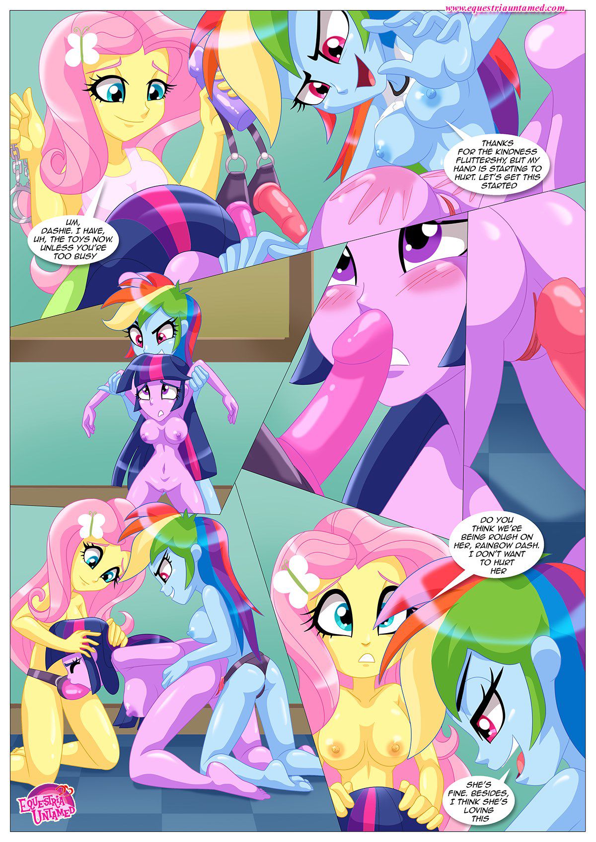 Sexquestria Girls (My Little Pony – Equestria Girls) [Palcomix] 1 . Sexquestria Girls - Chapter 1 (My Little Pony - Equestria Girls) [Palcomix] – page 13
