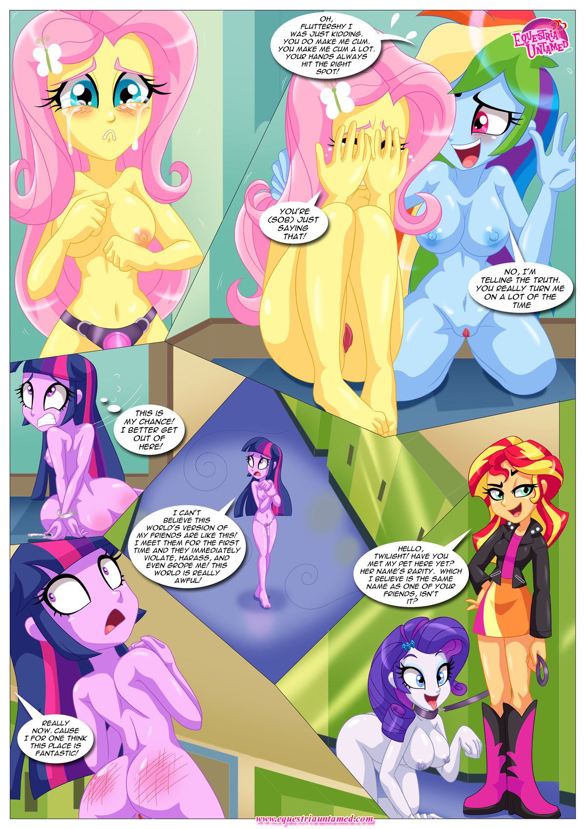 Sexquestria Girls (My Little Pony – Equestria Girls) [Palcomix] 1 . Sexquestria Girls - Chapter 1 (My Little Pony - Equestria Girls) [Palcomix] – page 16