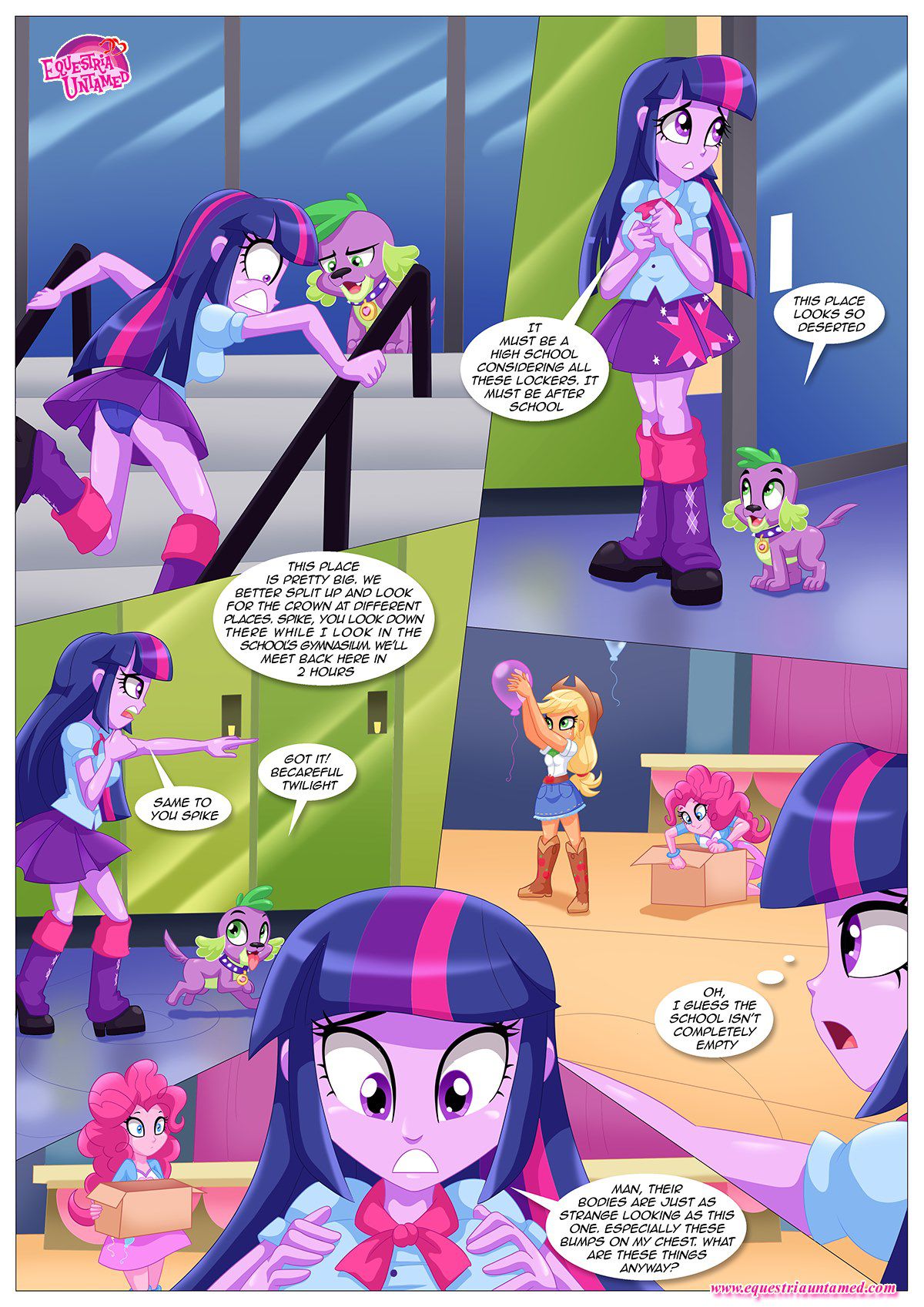 Sexquestria Girls (My Little Pony – Equestria Girls) [Palcomix] 1 . Sexquestria Girls - Chapter 1 (My Little Pony - Equestria Girls) [Palcomix] – page 3