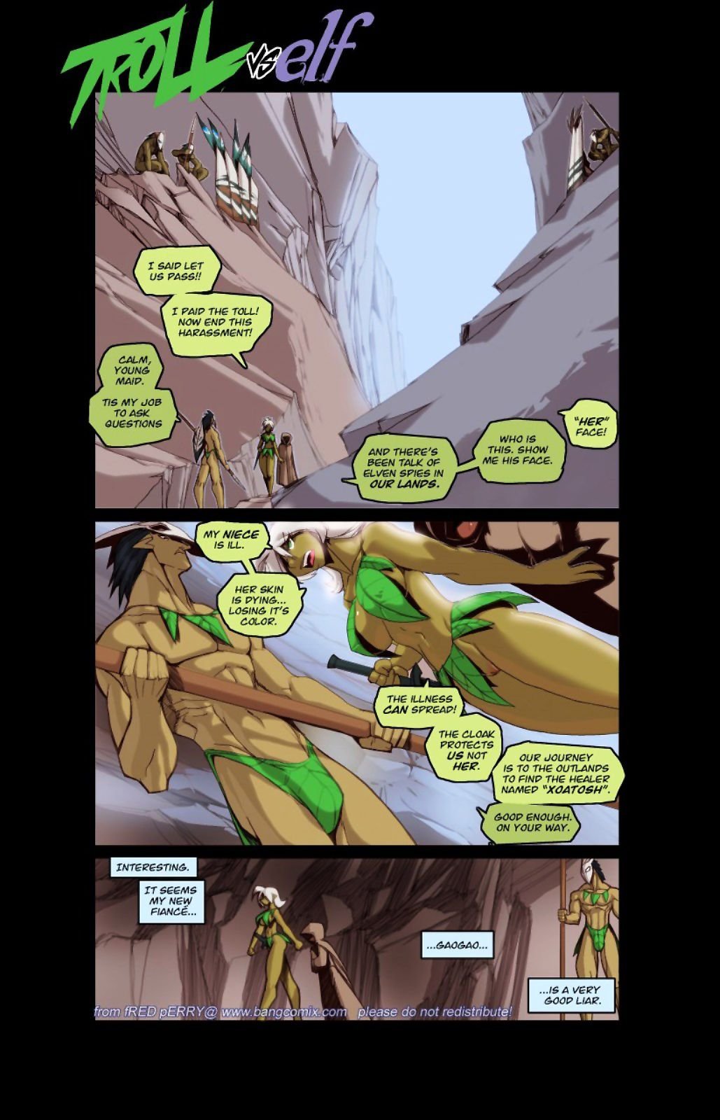 Troll Vs. Elf [Fred Perry] 2 . Troll Vs. Elf - Chapter 2 [Fred Perry] – page 1