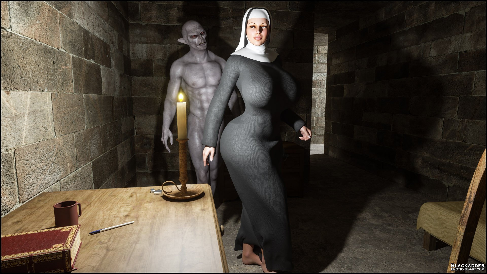 The Nun [Blackadder] 1 . The Nun - Chapter 1 [Blackadder] – page 3