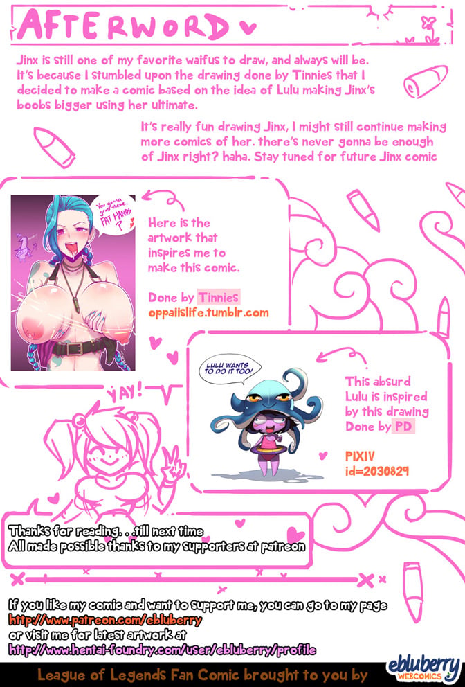 Jinx X Lulu + Others! (League of Legends) [Ebluberry] 1 . Jinx X Lulu + Others! - Chapter 1 (League of Legends) [Ebluberry] – page 19