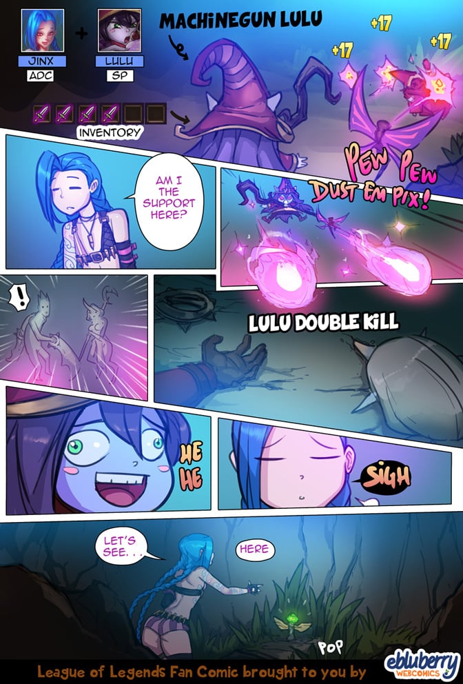 Jinx X Lulu + Others! (League of Legends) [Ebluberry] 1 . Jinx X Lulu + Others! - Chapter 1 (League of Legends) [Ebluberry] – page 2