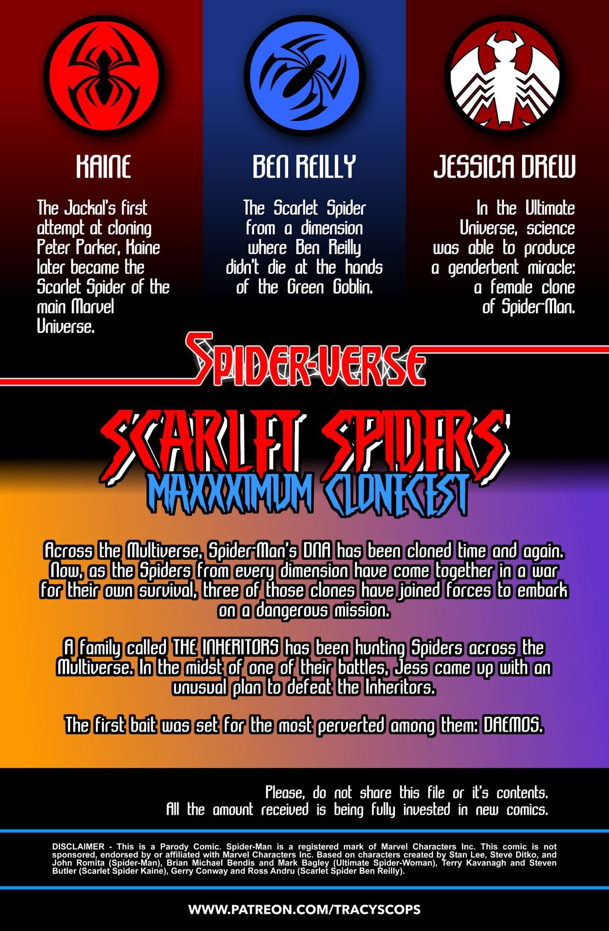 Scarlet Spiders – Maxxxium Clonecest (Spider-Man) [Tracy Scops] 1 . Scarlet Spiders - Maxxxium Clonecest - Chapter 1 (Spider-Man) [Tracy Scops] – page 2
