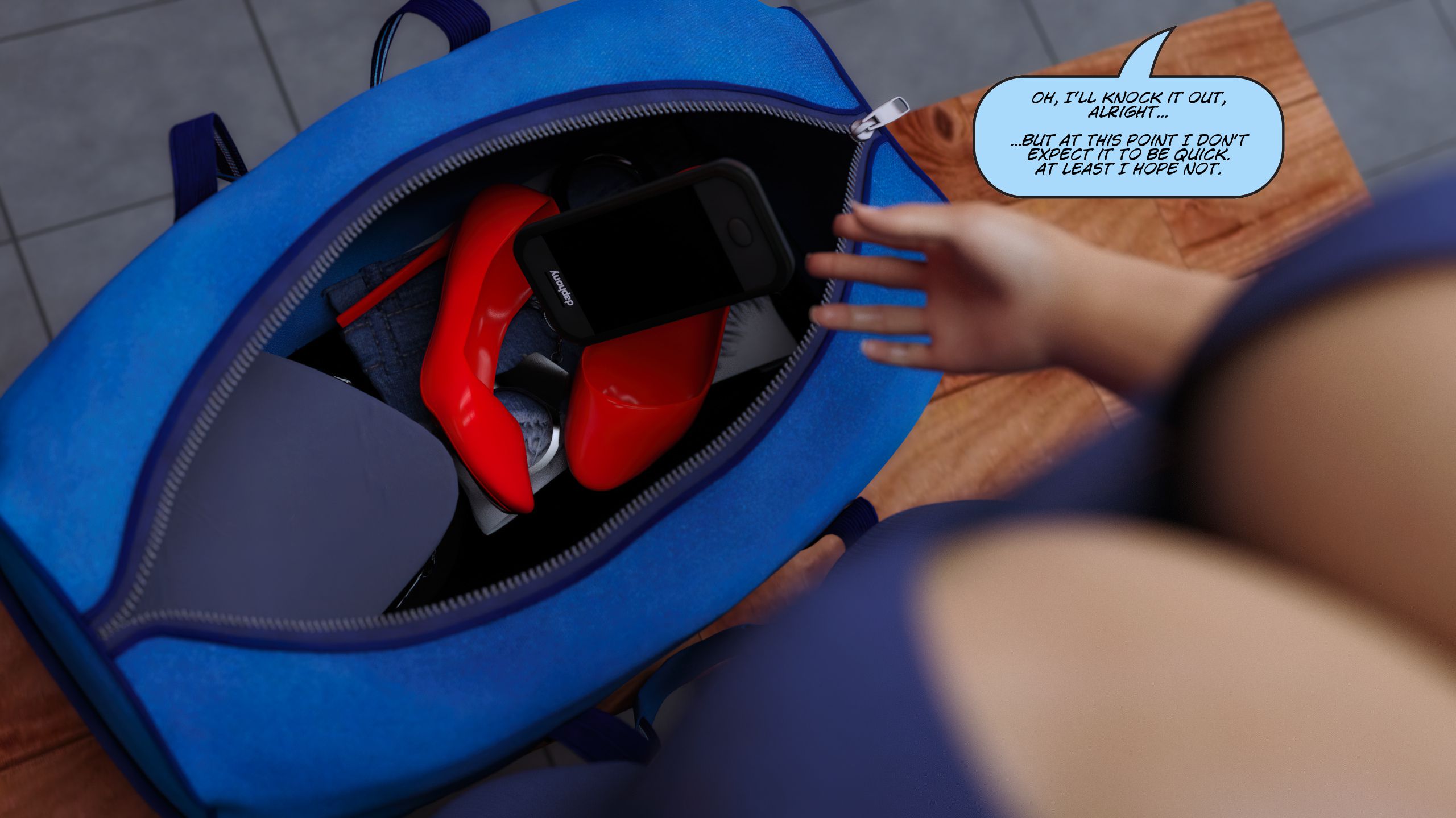 A Mouthful Of Poison [SquarePeg3D] 1 . A Mouthful Of Poison - Chapter 1 [SquarePeg3D] – page 96