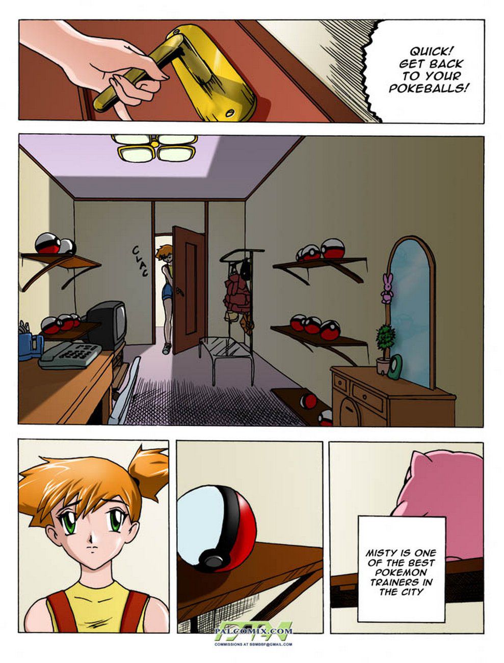 Misty’s Room (Pokemon) [PalComix] 1 . Misty's Room - Chapter 1 (Pokemon) [PalComix] – page 3