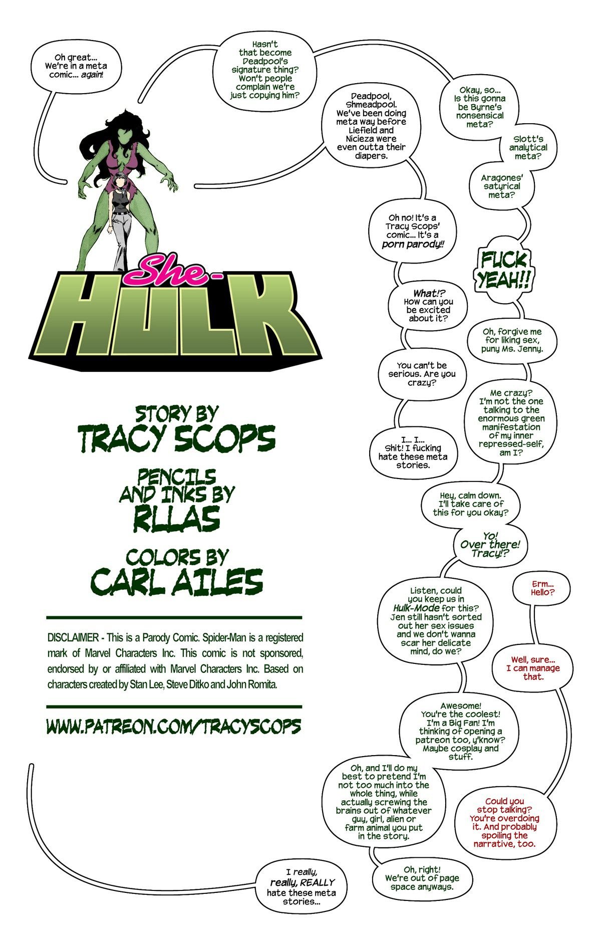 She-Hulk (Savage She-Hulk , Spider-Man) [Tracy Scops] 1 . She-Hulk - Chapter 1 (Savage She-Hulk , Spider-Man) [Tracy Scops] – page 2
