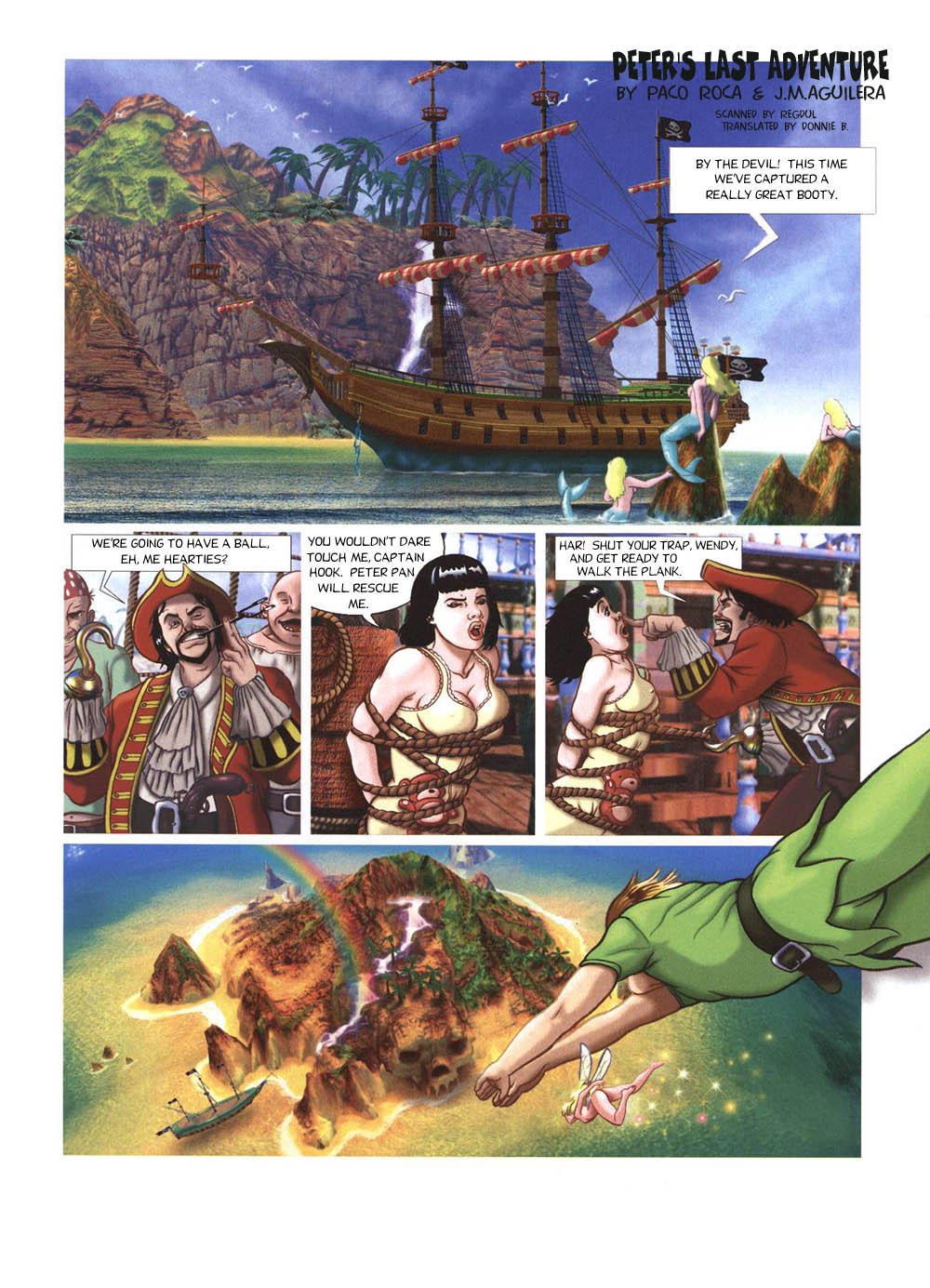 Peter’s Last Adventure (Peter And Wendy) [Aguilera , Paco Roca] 1 . Peter's Last Adventure - Chapter 1 (Peter And Wendy) [Aguilera , Paco Roca] – page 1