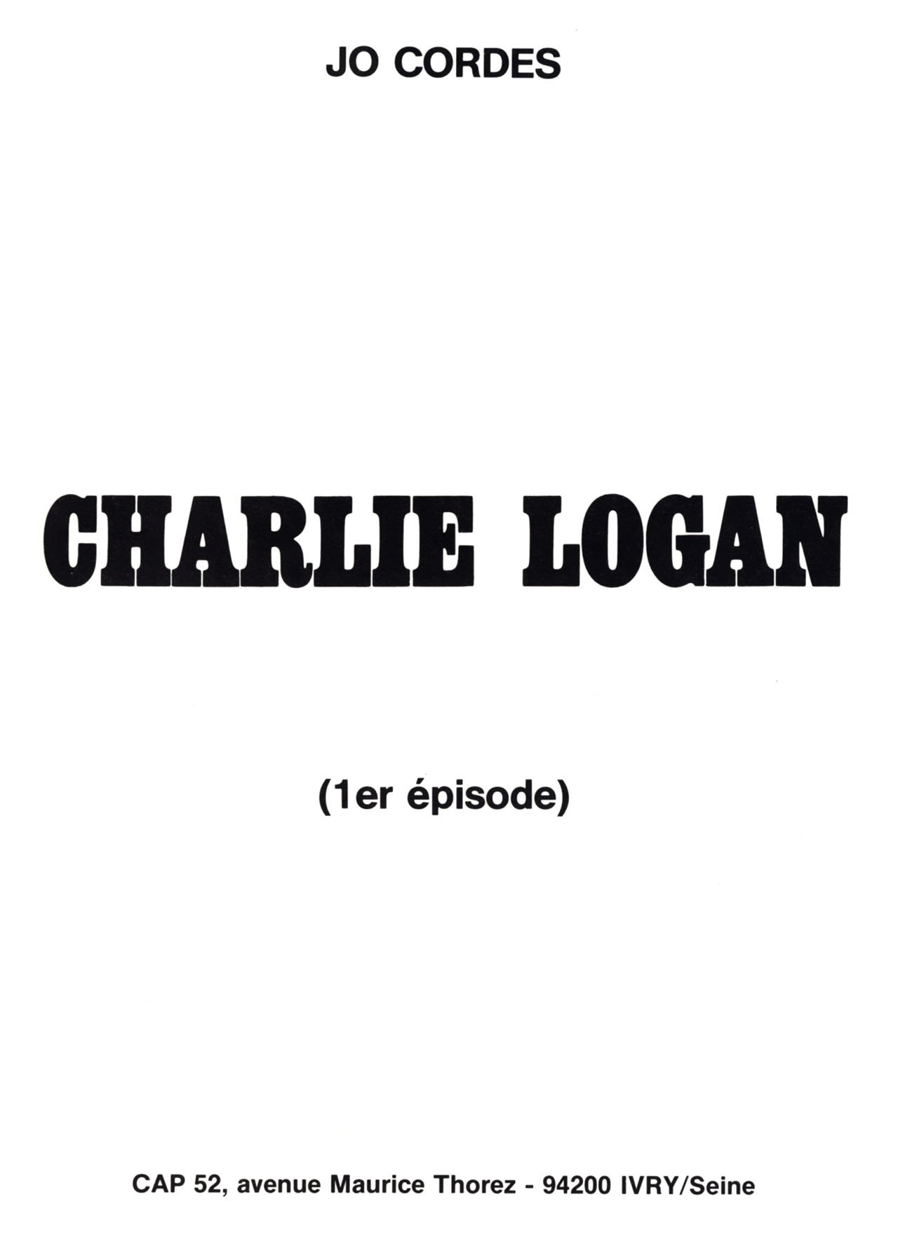Charlie Logan [Alan Davis | Jean Pailler] 1 . Charlie Logan - Chapter 1 [Alan Davis | Jean Pailler] – page 3