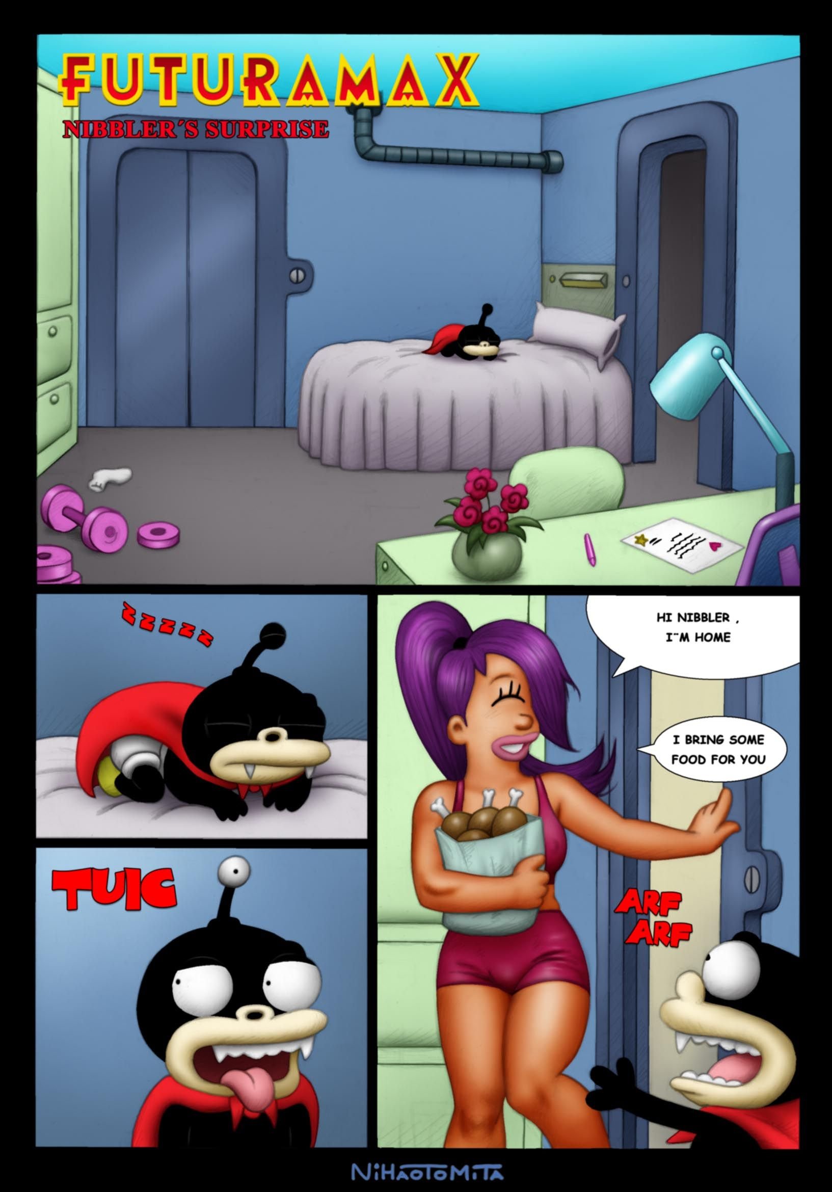 Nibbler’s Surprise (Futurama) [Nihaotomita] 1 . Nibbler's Surprise - Chapter 1 (Futurama) [Nihaotomita] – page 1