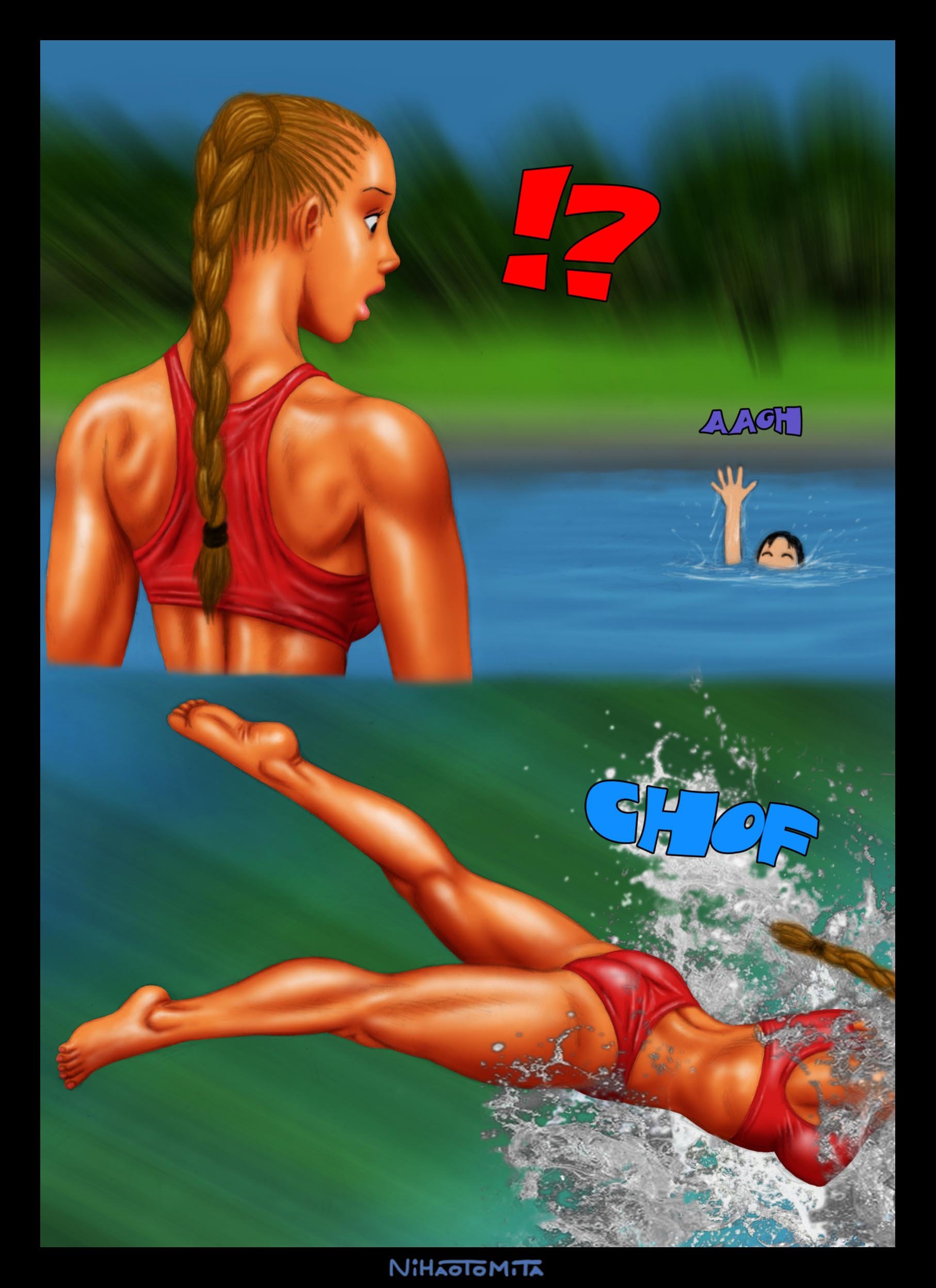The Lifeguard [Nihaotomita] 1 . The Lifeguard - Chapter 1 [Nihaotomita] – page 2