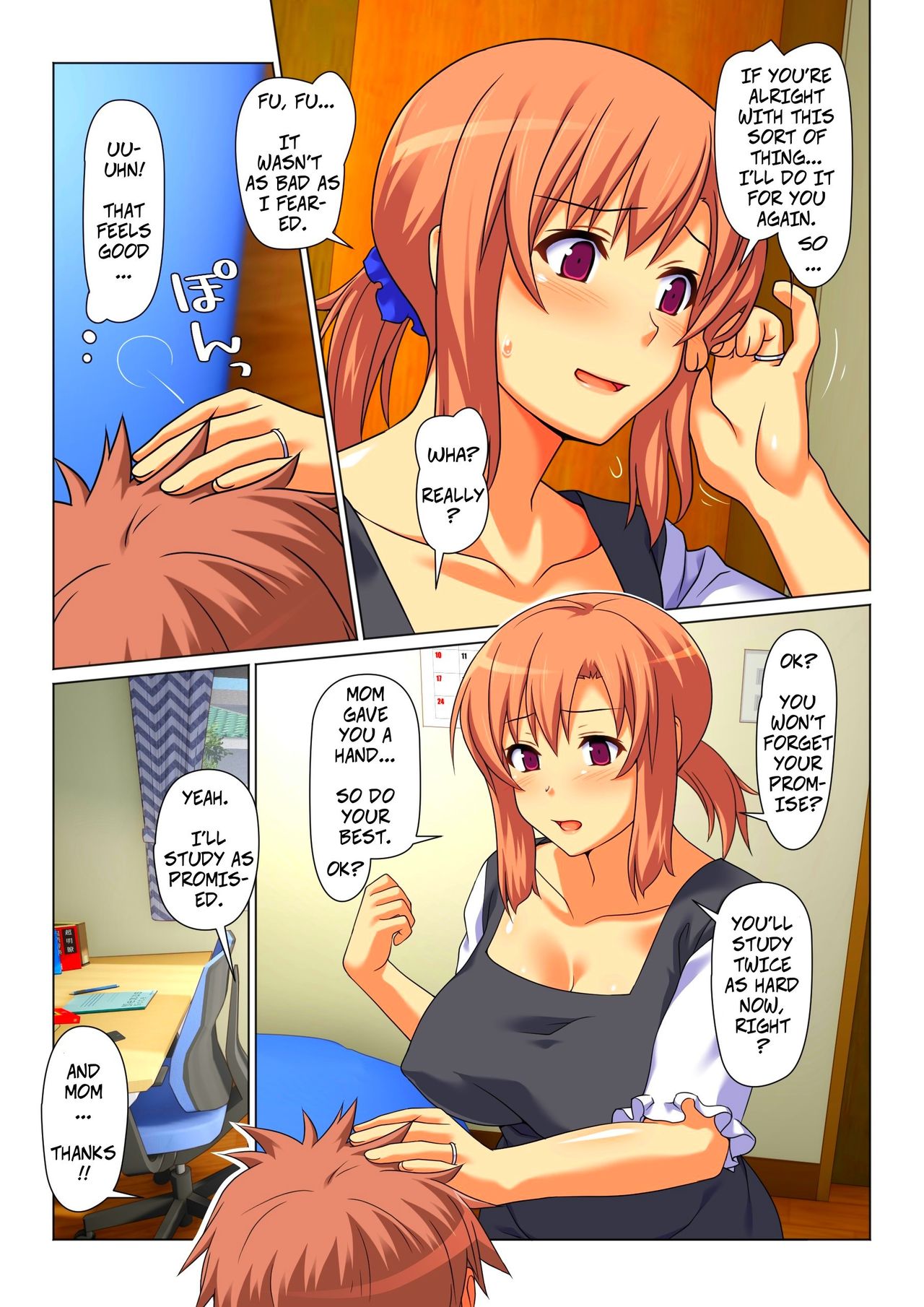 Mom Will Put Out Everyday On The Condition That His Grades Improve [Kamatori Pokari] 1 . Mom Will Put Out Everyday On The Condition That His Grades Improve - Chapter 1 [Kamatori Pokari] – page 12