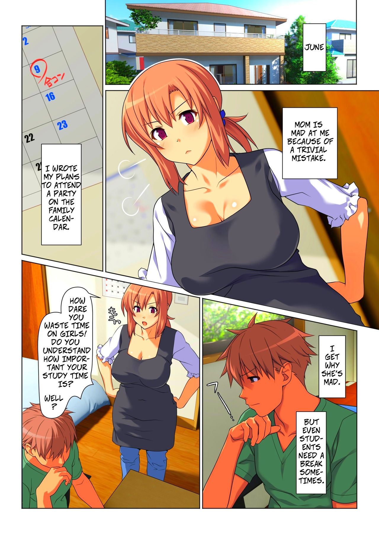 Mom Will Put Out Everyday On The Condition That His Grades Improve [Kamatori Pokari] 1 . Mom Will Put Out Everyday On The Condition That His Grades Improve - Chapter 1 [Kamatori Pokari] – page 2