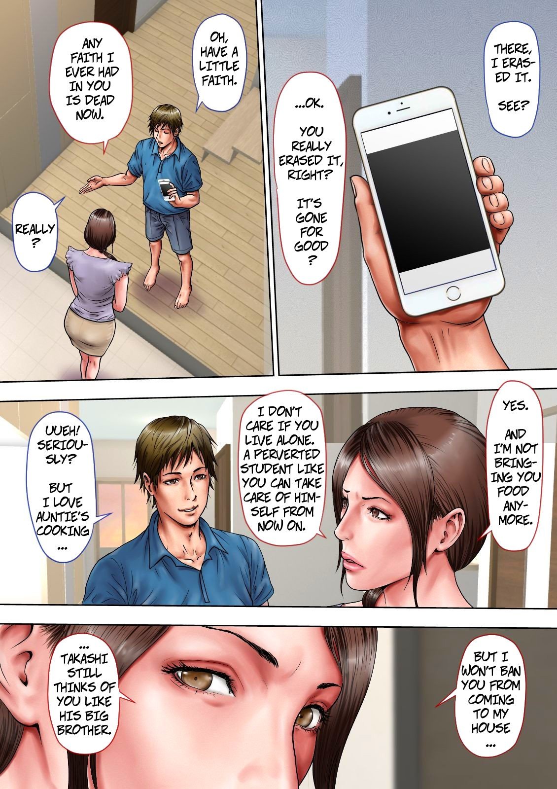 Cheating With My Sexy Aunt [Milf Shobou] 1 . Cheating With My Sexy Aunt - Chapter 1 [Milf Shobou] – page 45
