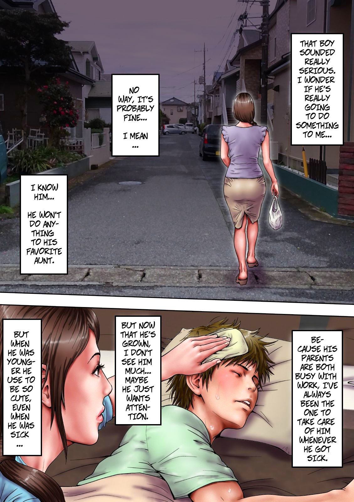 Cheating With My Sexy Aunt [Milf Shobou] 1 . Cheating With My Sexy Aunt - Chapter 1 [Milf Shobou] – page 9