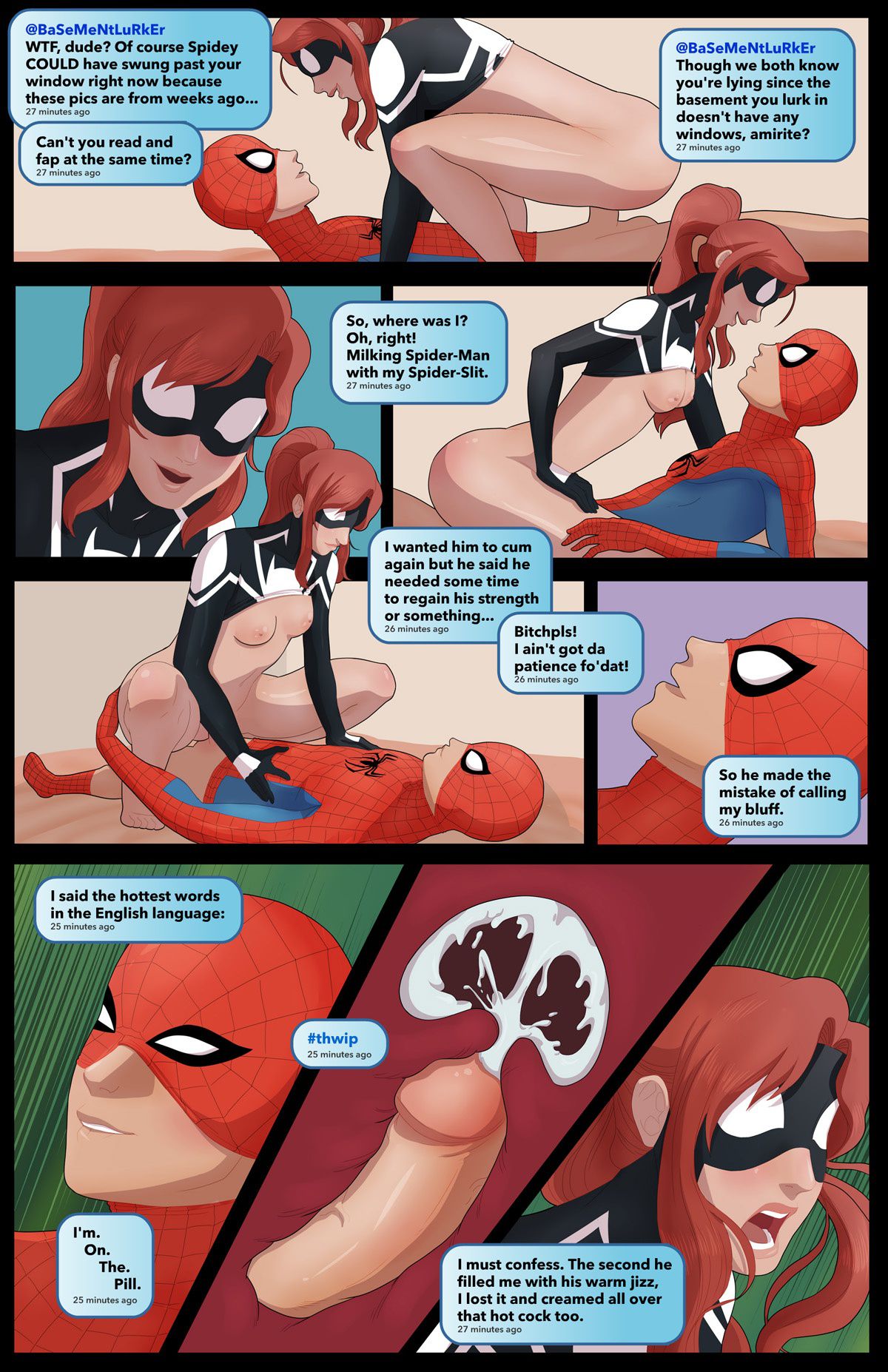 SpiderFappening (Spider-Man) [Tracy Scops] 1 . SpiderFappening - Chapter 1 (Spider-Man) [Tracy Scops] – page 7
