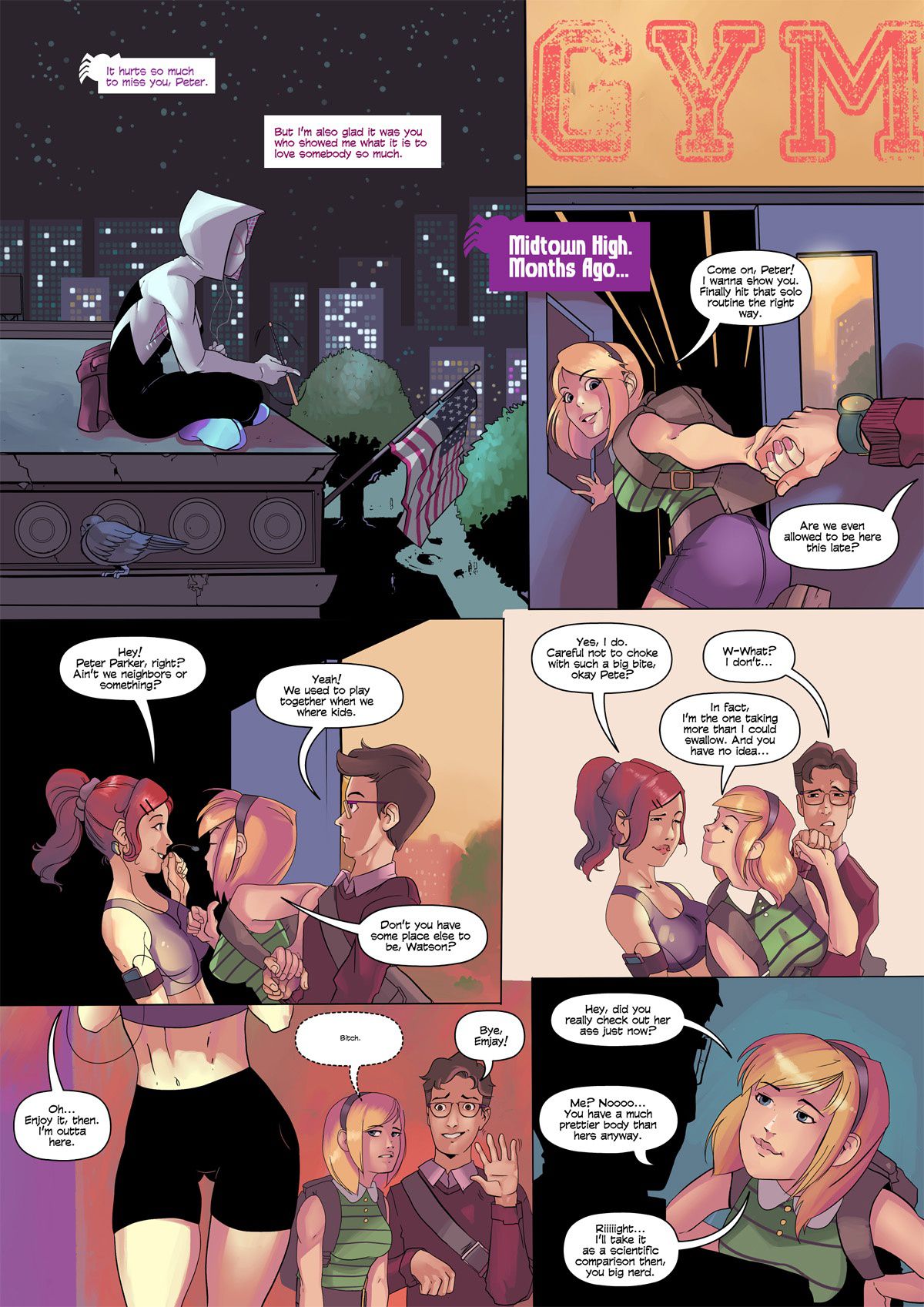 Spider Gwen (Spider-Man) [Tracy Scops] 1 . Spider Gwen - Chapter 1 (Spider-Man) [Tracy Scops] – page 3