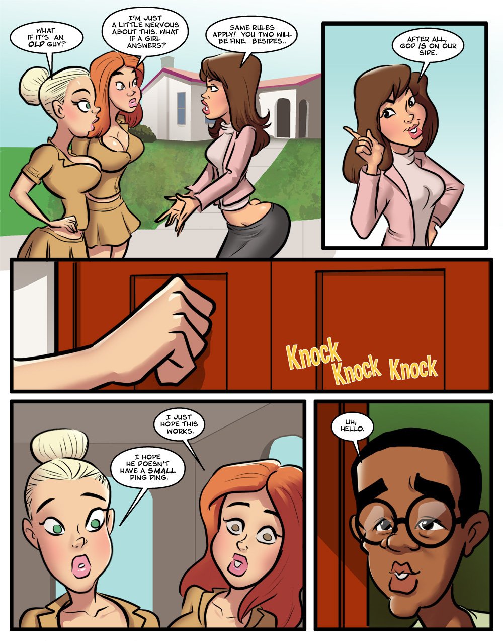 Backdoor To Heaven [Dirty Comics , JohnPersons.com] 4 . Backdoor To Heaven  - Chapter 4 [Dirty Comics , JohnPersons] – page 9