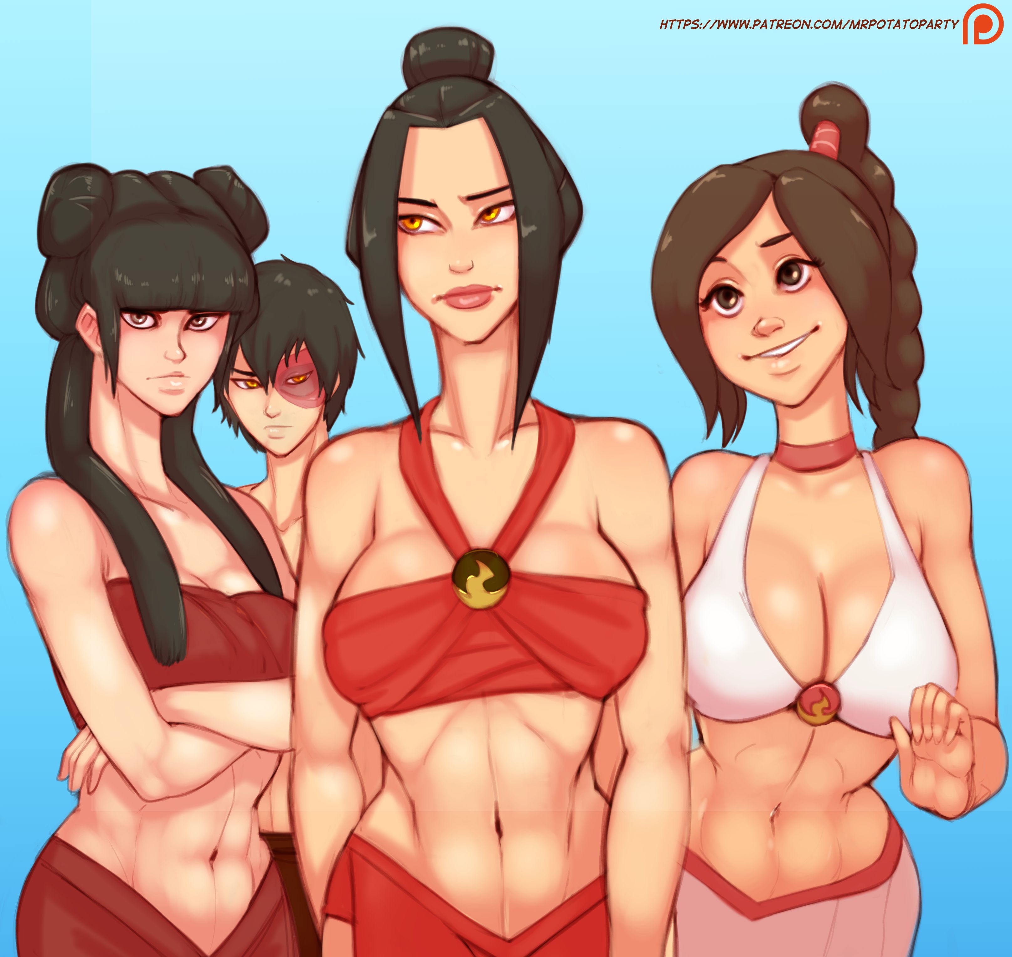 Beach Day (Avatar: The Last Airbender) [MrPotatoParty] 1 . Beach Day - Chapter 1 (Avatar: The Last Airbender) [MrPotatoParty] – page 1