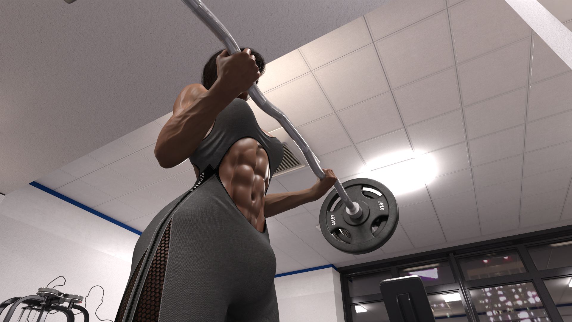 Extra Workout [Serge3DX] 1.2 . Extra Workout - Textless - Chapter 1 [Serge3DX] – page 27